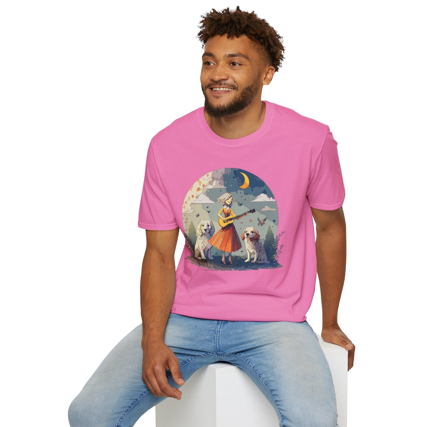 Womens Graphic T Shirts Art Design Tee Softstyle Gildan 64000 100 Percent Cotton