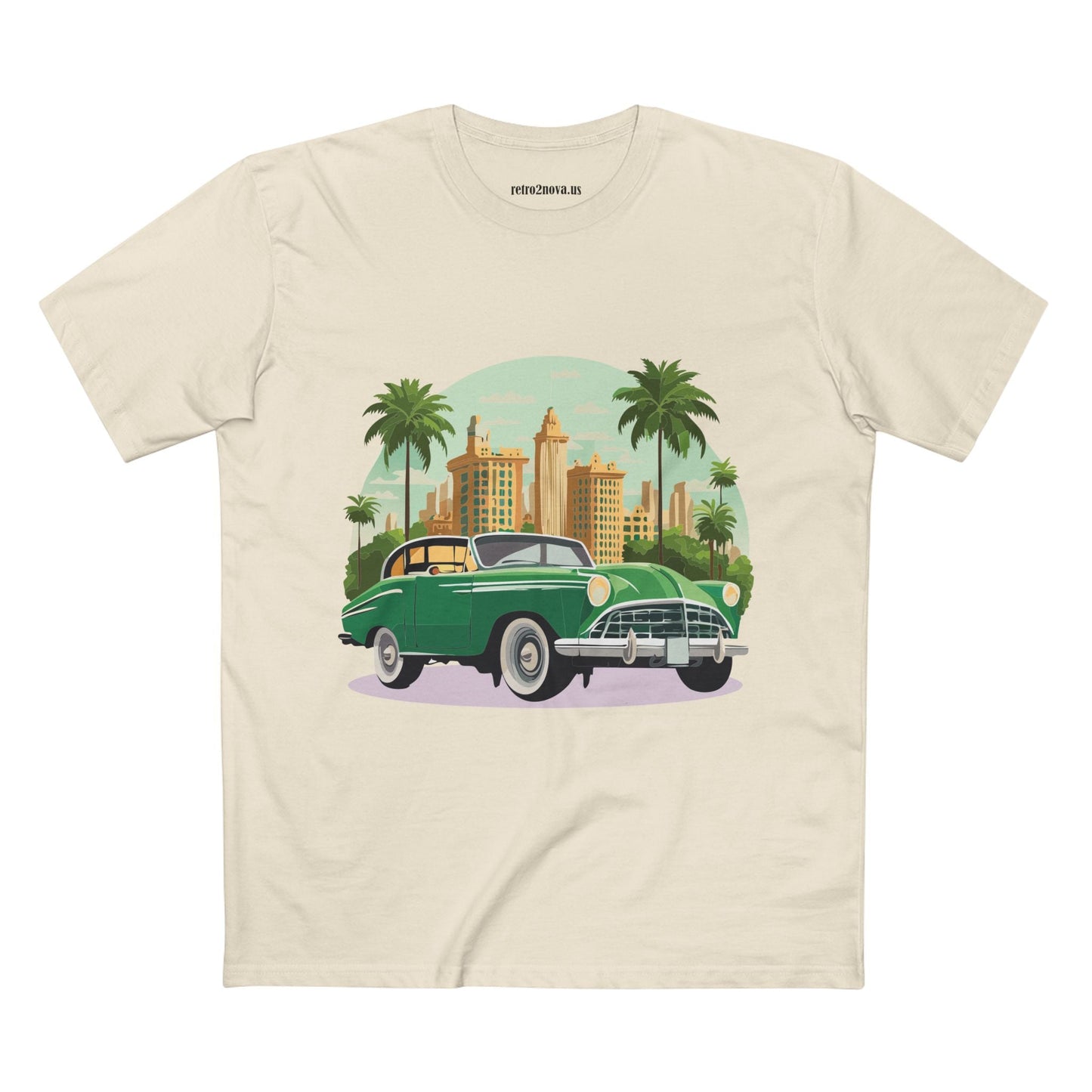 Retro Car Shirts Vintage Car Tee RC 18 Unisex Premium Cotton Art Print Tee Limited Edition