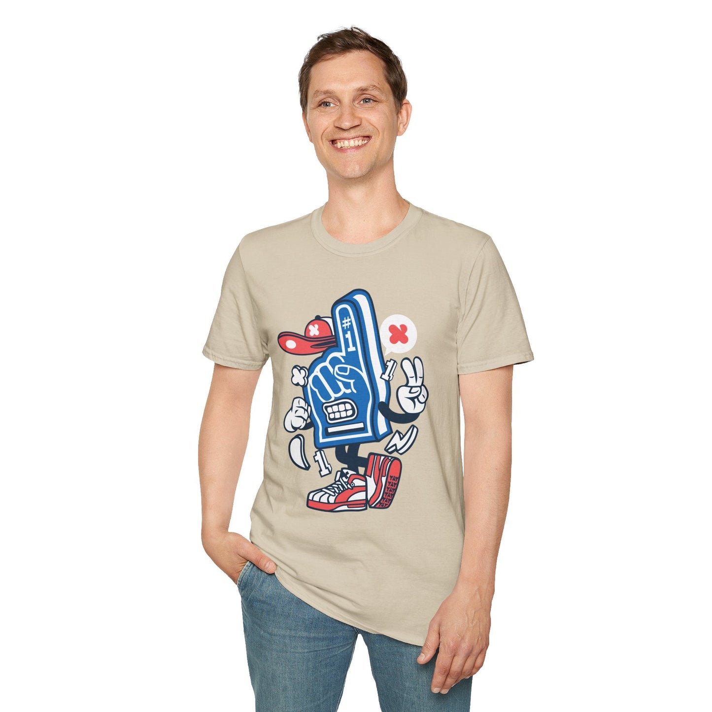 Cartoon T Shirt Animation Tee Unisex Funny Tee Gildan Softstyle 64000 100 Percent Ring Spun Cotton