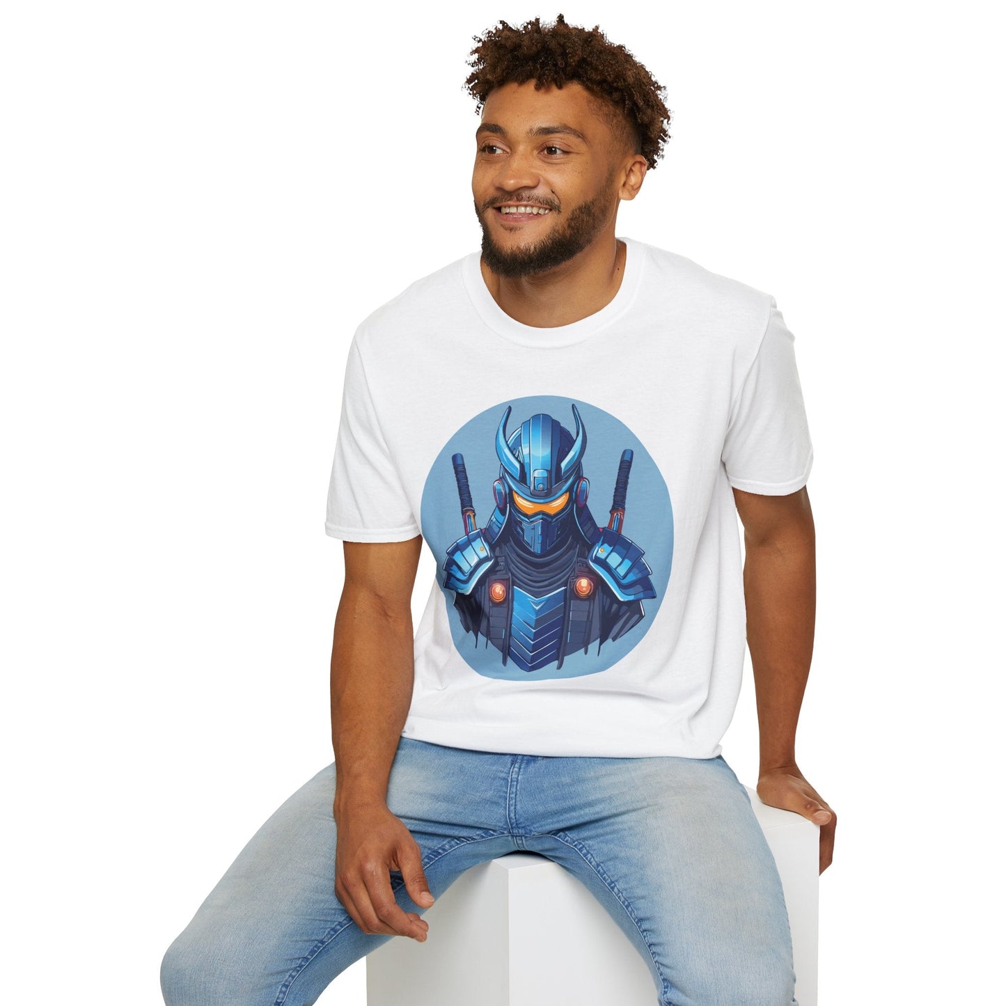 Samurai Shirt Unisex Softstyle T Shirt 100 Percent Ring Spun Cotton Gildan 64000