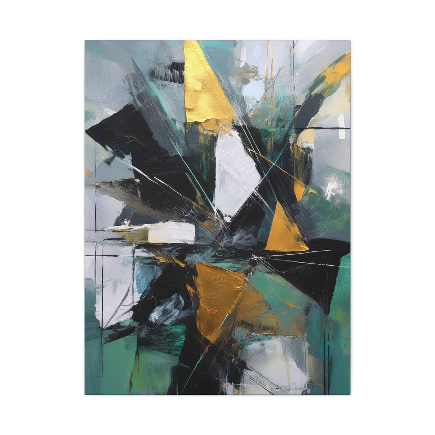 Abstract Oil Painting Print Canvas 20x24,20x30,24x30 24x32,24x36,30x40 32x48,36x48,40x60 Pine-Wood Inner Frame ABS-208