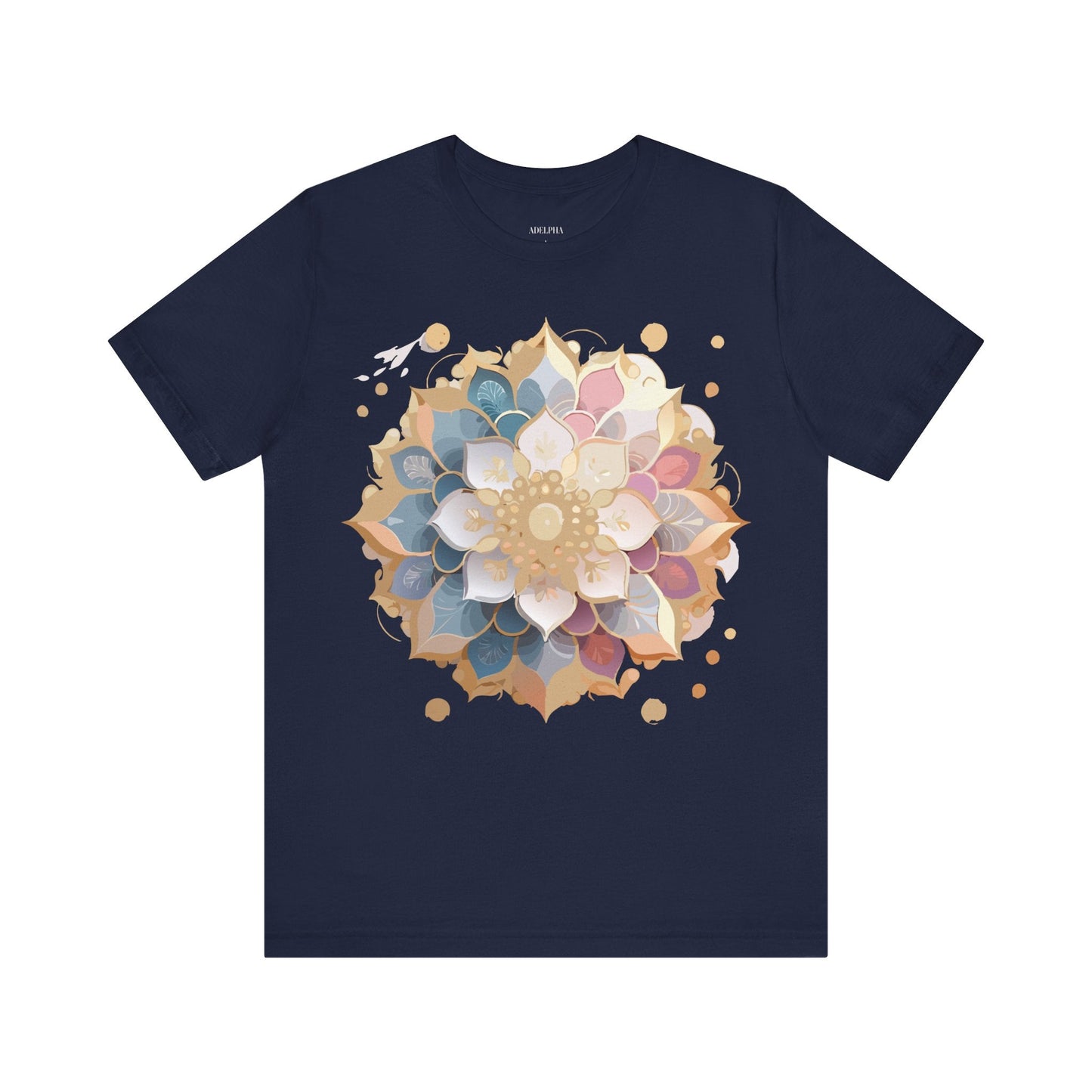 Mandala Graphic Tee Unisex Jersey Short Sleeve From Adelpha Vintage Inspired Artwork