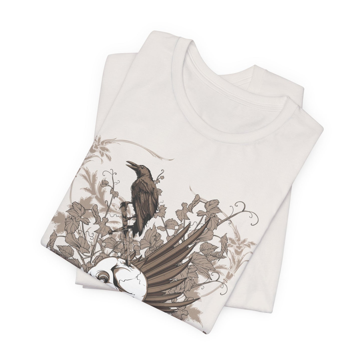 Forever Resting Head Tee, Edgy Graphic Shirt, Music T-Shirt, Gothic Tees, Skull Shirt, Art Design Tee, Skull Graphic Top