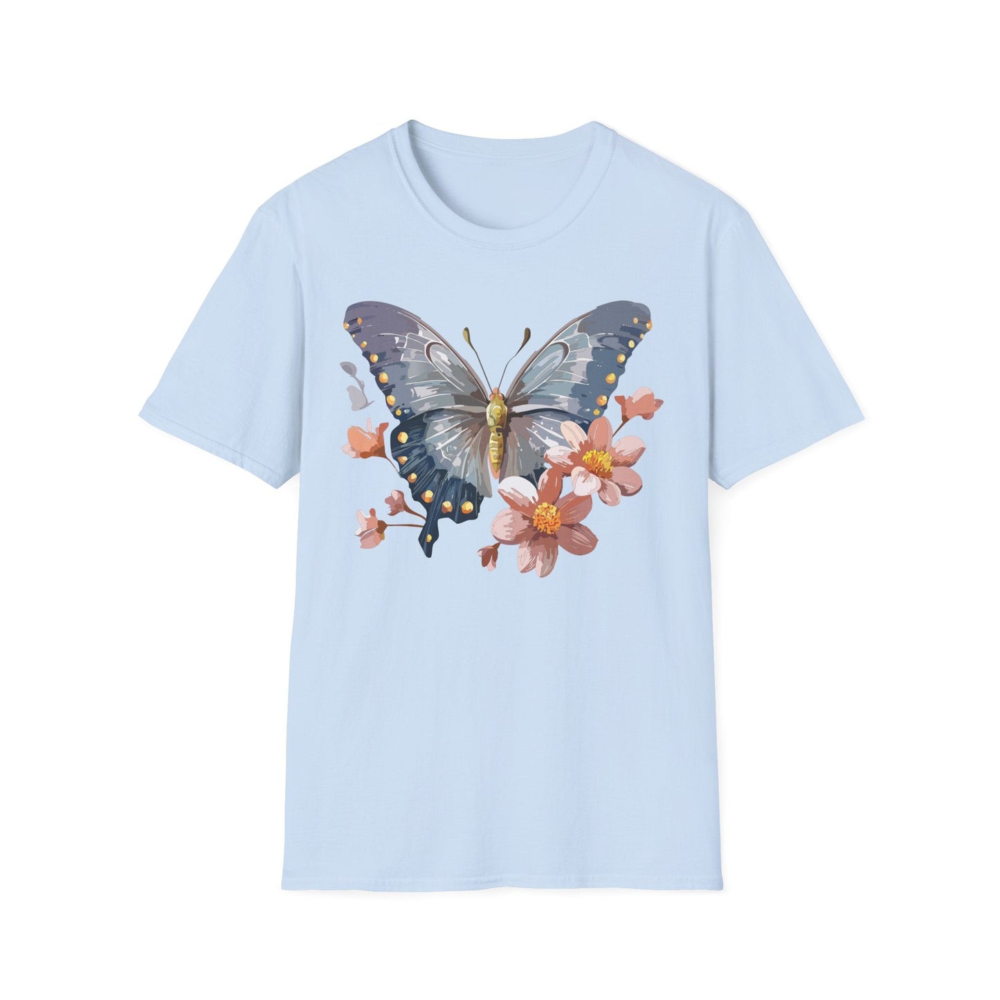 Butterfly Shirt Unisex T Shirt Monarch Butterfly Softstyle Tee Gildan 64000 Breathable Everyday Wear