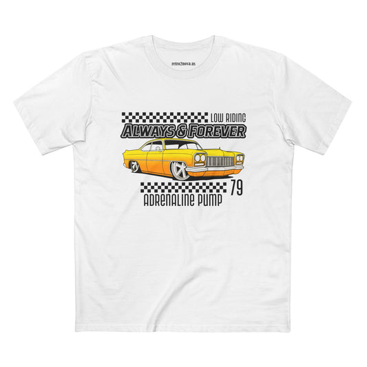 Retro Car Vintage Graphic Tee Staple Unisex 100 Cotton Tee Shirt - RC-6