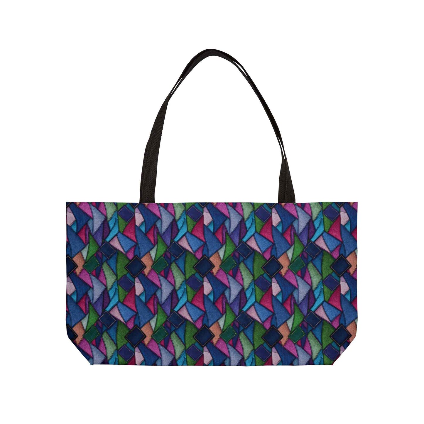 Denim Color Imitation Print Unisex  Yoga Bag  Spun Polyester 24x13 Canvas Gym Bag 33