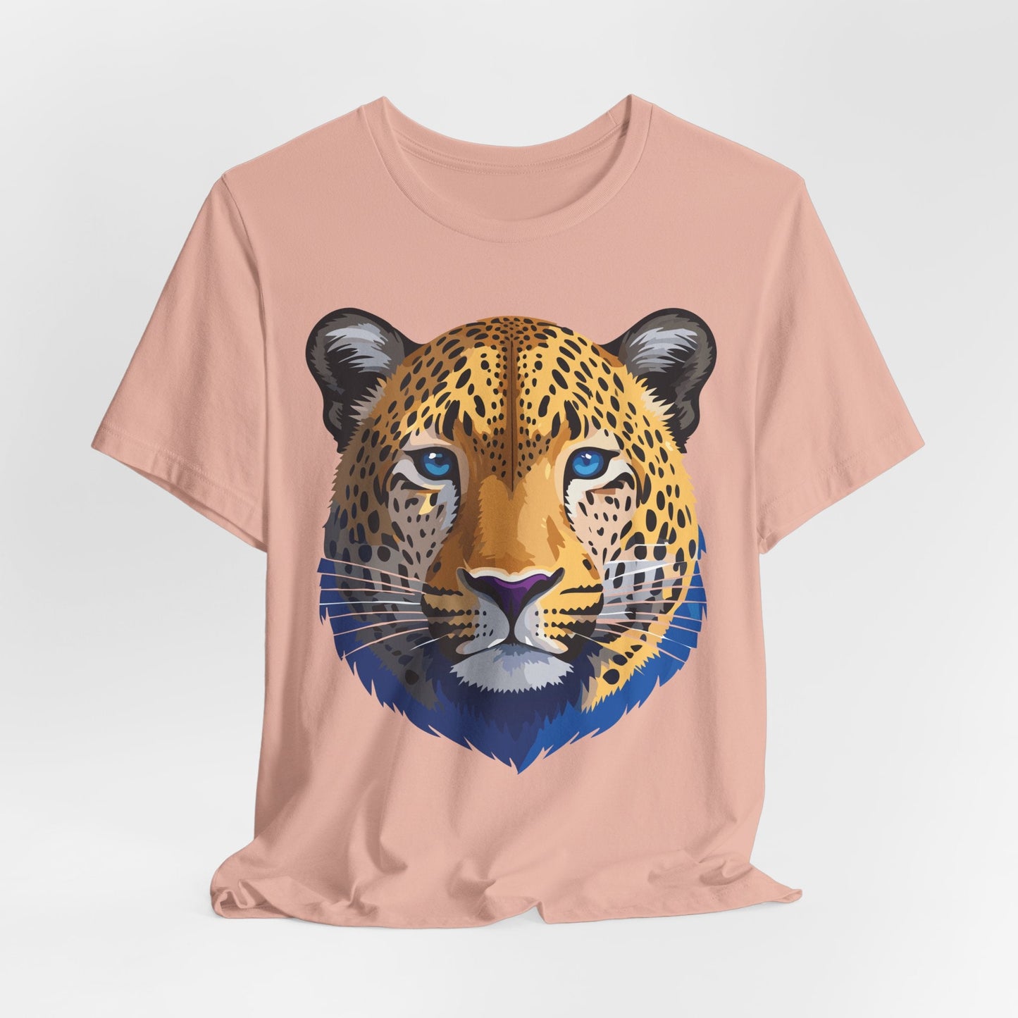 Unisex Animal Graphic Tee Shirt With Wildlife Art Design For Everyday Comfort Short Sleeve