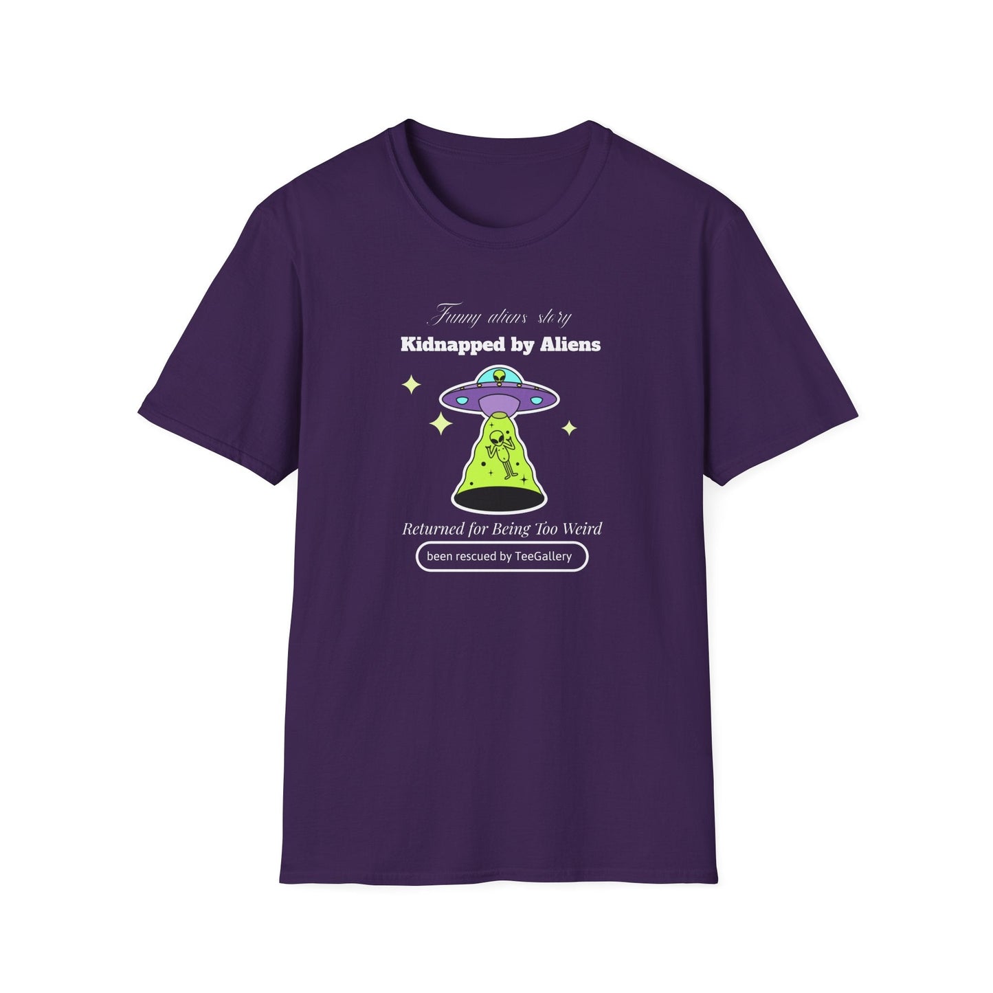 Alien Abduction Graphic Tee  Kidnapped by Aliens Funny UFO Shirt