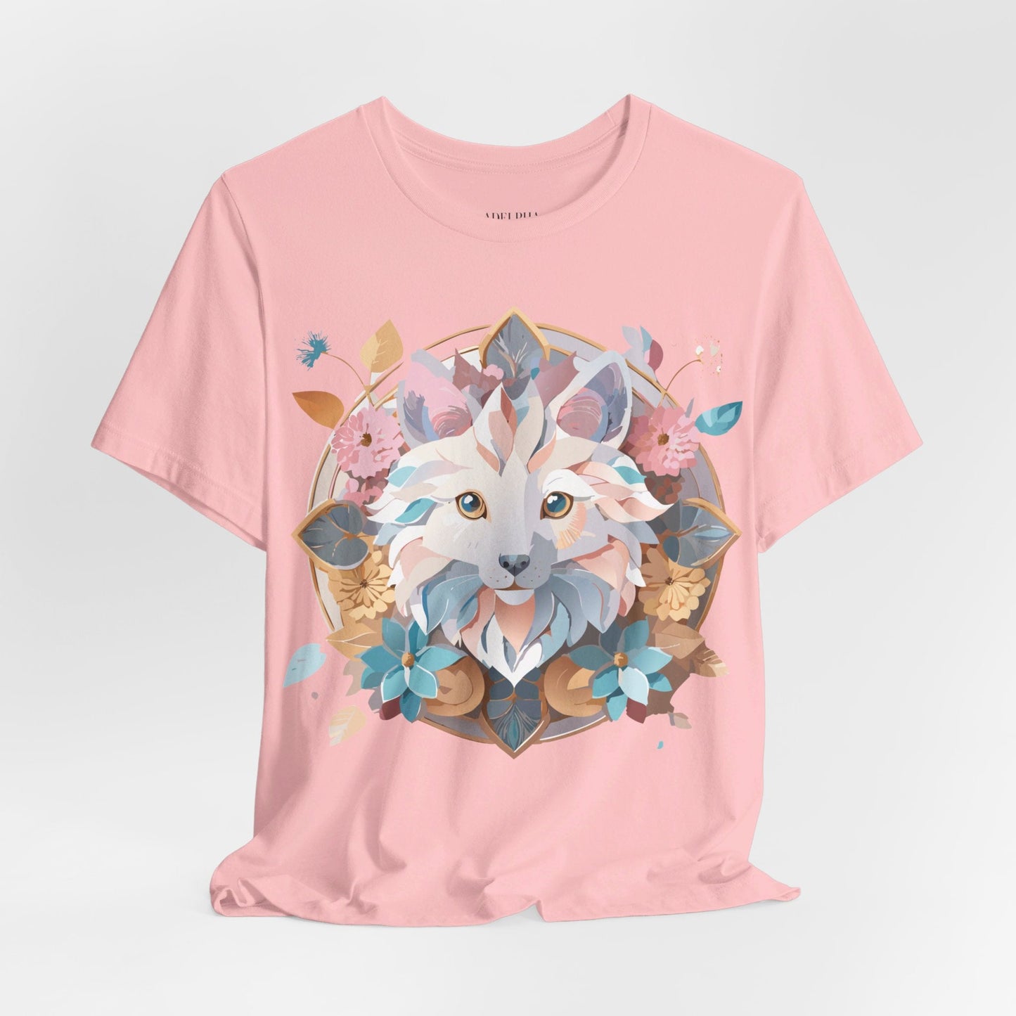 Medallion Graphic Unisex 100 Cotton Vintage Animal Medal Artwork Tee 90