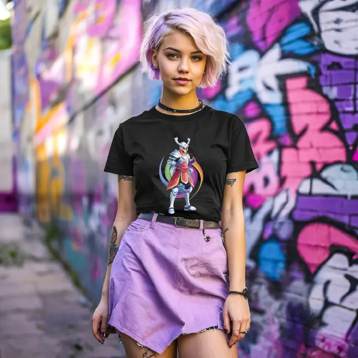 Samurai Graphic Unisex 100 Cotton Staple Tee 31