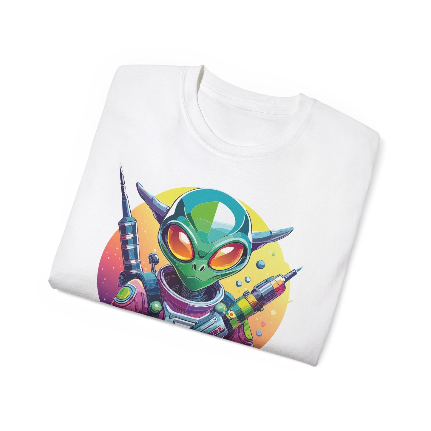 Gildan 2000 Unisex Ultra Cotton Alien Shirt, Tee Shirt with Alien