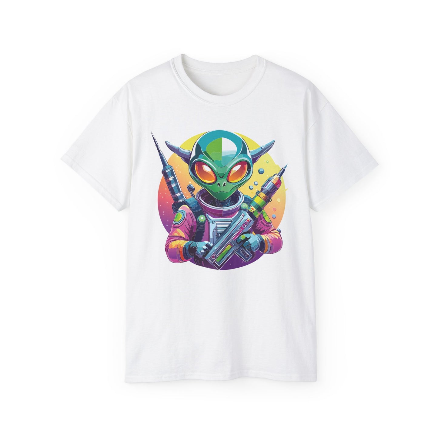 Gildan 2000 Unisex Ultra Cotton Alien Shirt, Tee Shirt with Alien
