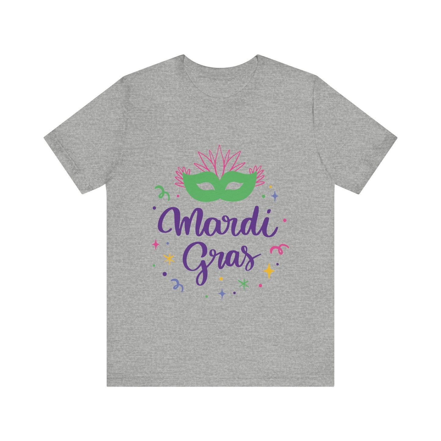 Unisex Cotton Tee Shirt for Mardi Gras