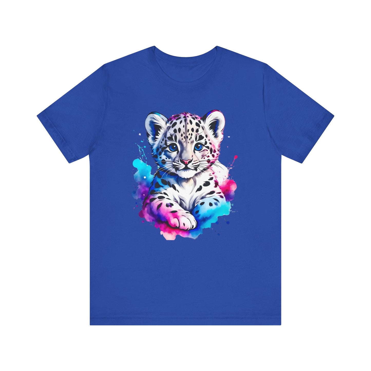 Baby Leopard Shirt, Cute Leopard Tee Shirt, Animal T-Shirt, Gepard Top, Animal Tees, Art Design T-Shirt, Graphic Tee