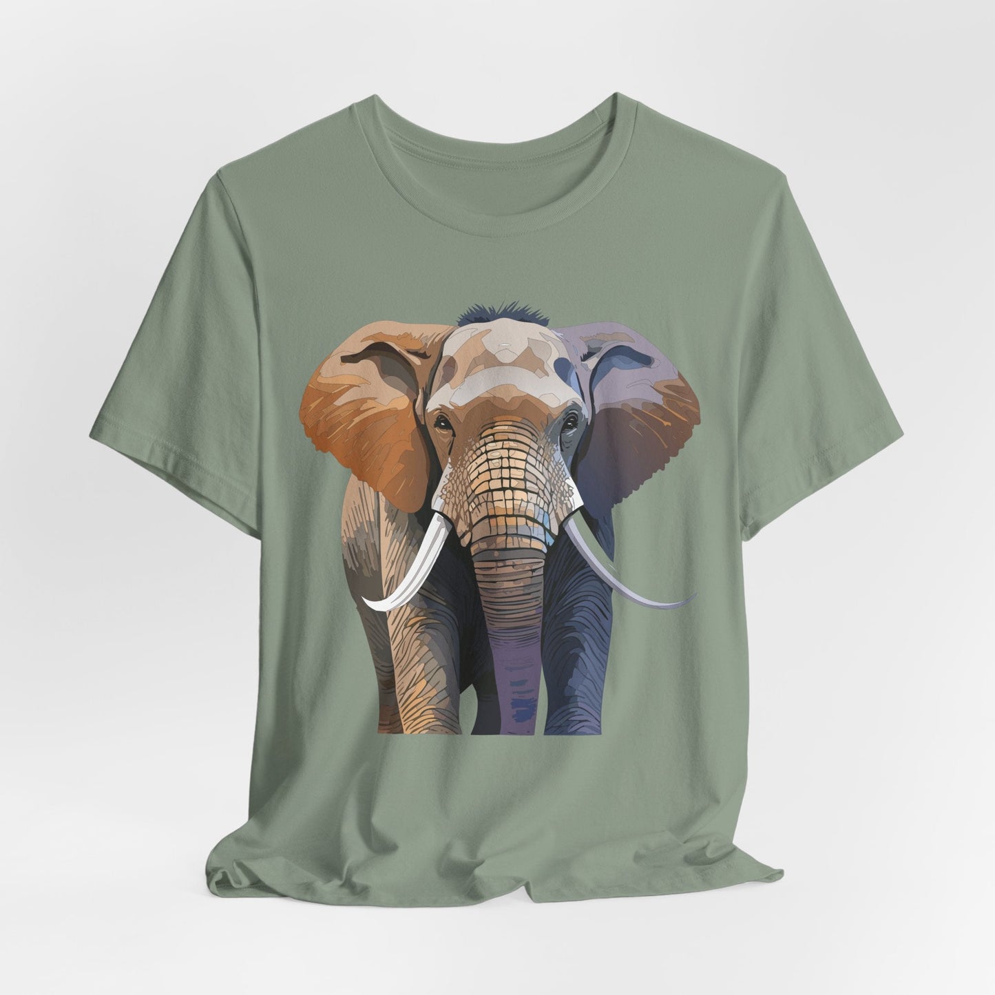 Unisex Animal Art Design Tee Shirt With Wildlife Animals Short Sleeve Everyday Comfort