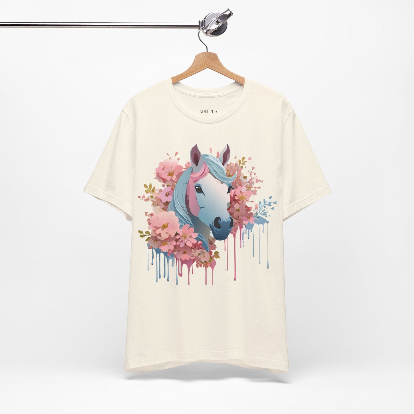 Horse Graphic Unisex 100 Cotton Vintage Animal Art T-Shirt 15