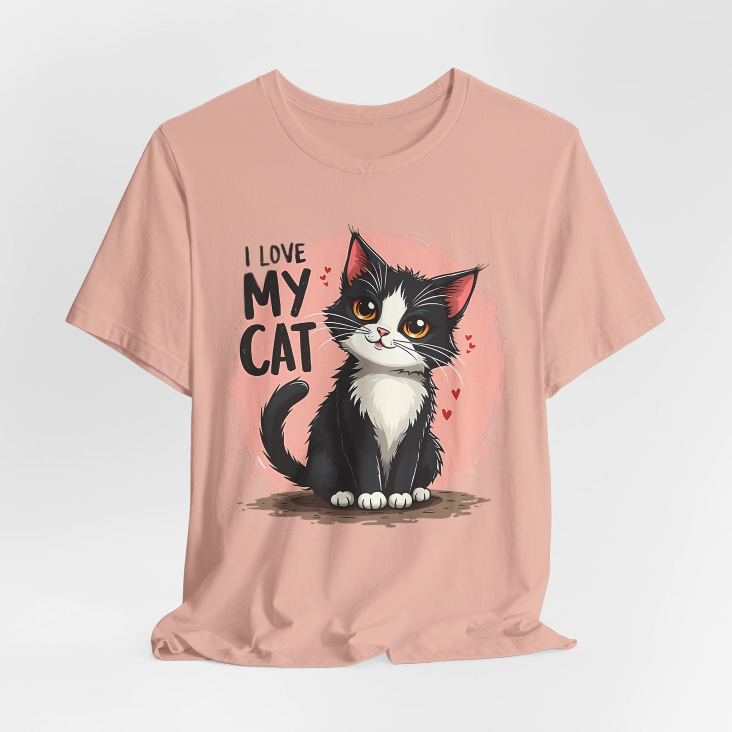 I Love My Cat Shirt, Cat Tee Shirt, Funny Kitty T-Shirt, Kitty Top, Animal Tees, Funny Animal T-Shirt, Graphic Tee