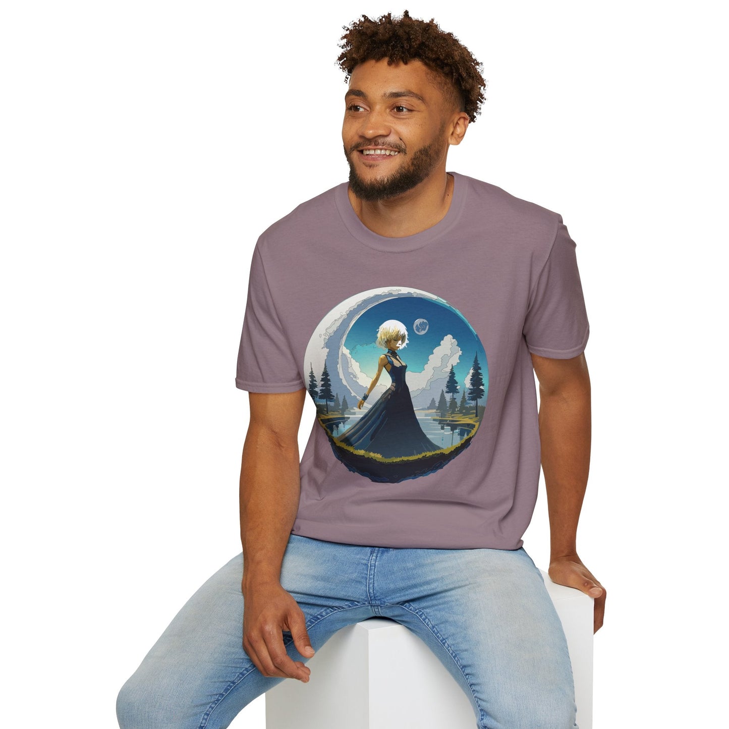 Womens Graphic T Shirt Art Design Tee Gildan Softstyle 64000 Unisex Short Sleeve