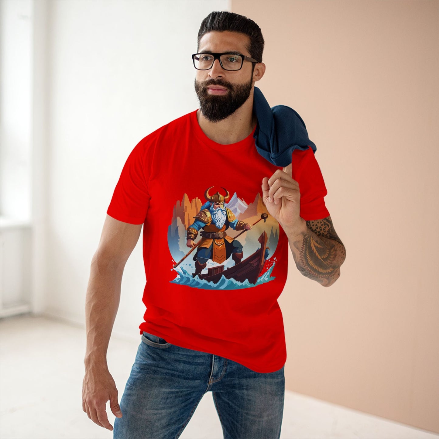 Viking Graphic Unisex 100 Cotton Staple Tee 27