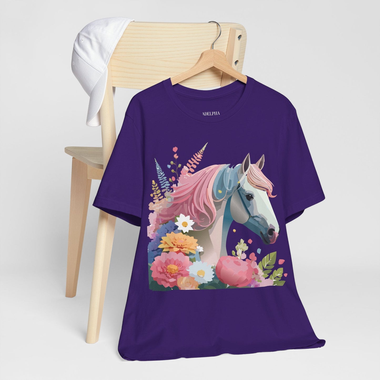 Horse Graphic Unisex 100 Cotton Vintage Animal Art T-Shirt 3