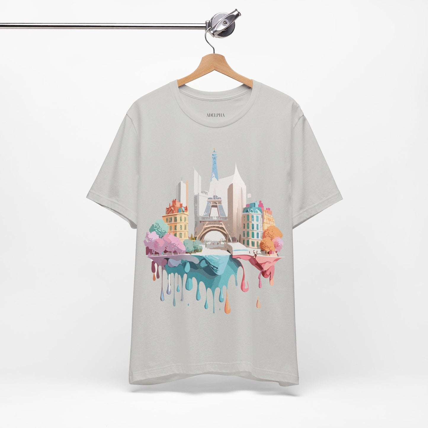 Adelpha Paris Graphic Tee Unisex Jersey Short Sleeve Vintage Inspired Artwork Collection