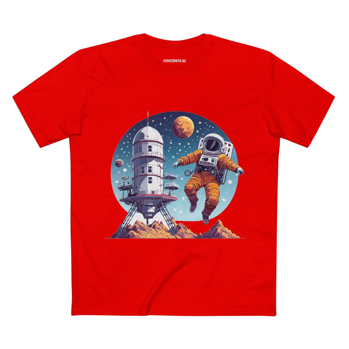 Cosmos Astronaut Graphic Tee Staple Unisex 100 Cotton Tee Shirt - CS-18