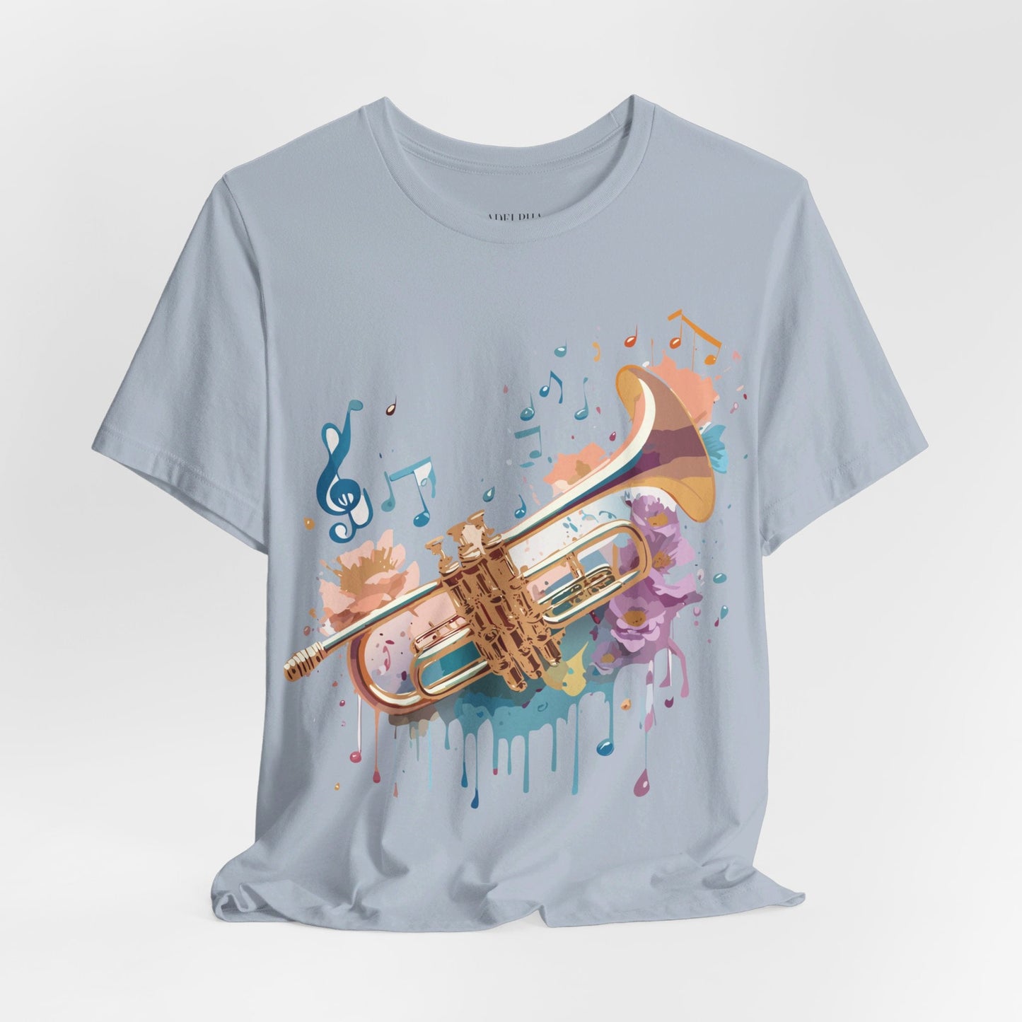 Music Graphic T Shirt Unisex Vintage Inspired Art Tee Adelpha Short Sleeve Design