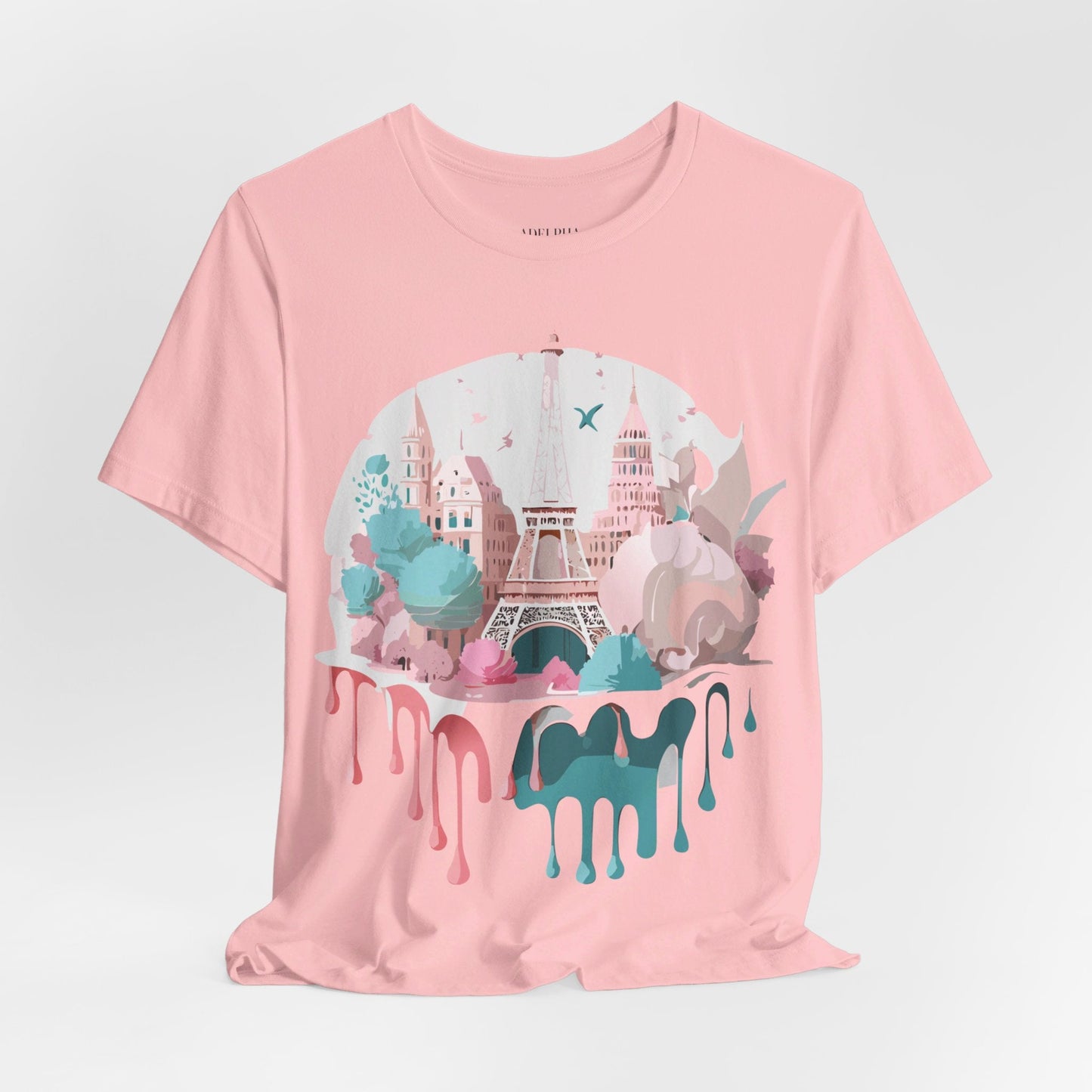 Paris Graphic Tee Unisex Premium Adelpha Art Design Vintage Inspired Short Sleeve Shirt
