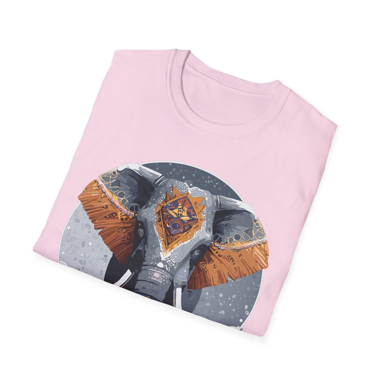 Elephant T Shirt Unisex Short Sleeve Tee SoftStyle Gildan 64000 One Hundred Percent Cotton