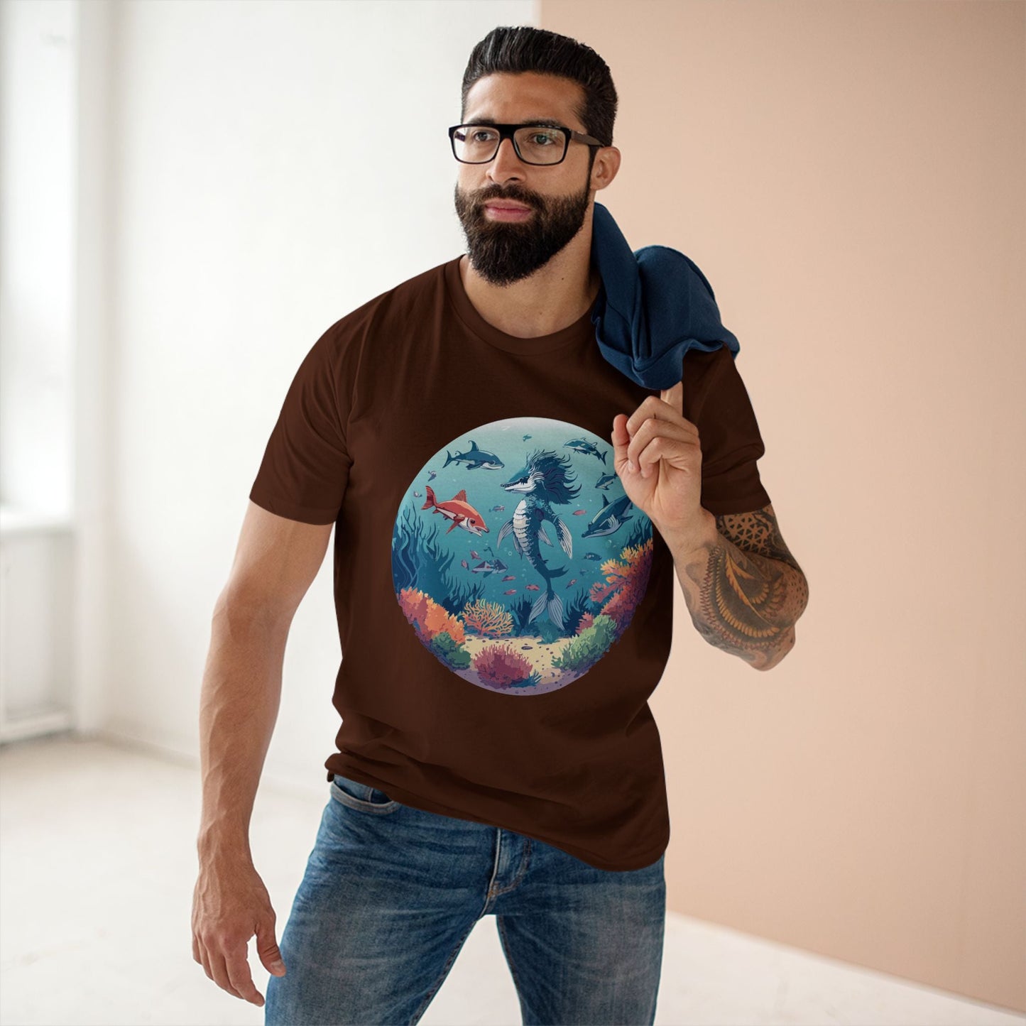 Ocean Shirt Ocean Pacific OP 15 Unisex Premium Cotton Tee With Original Art Design