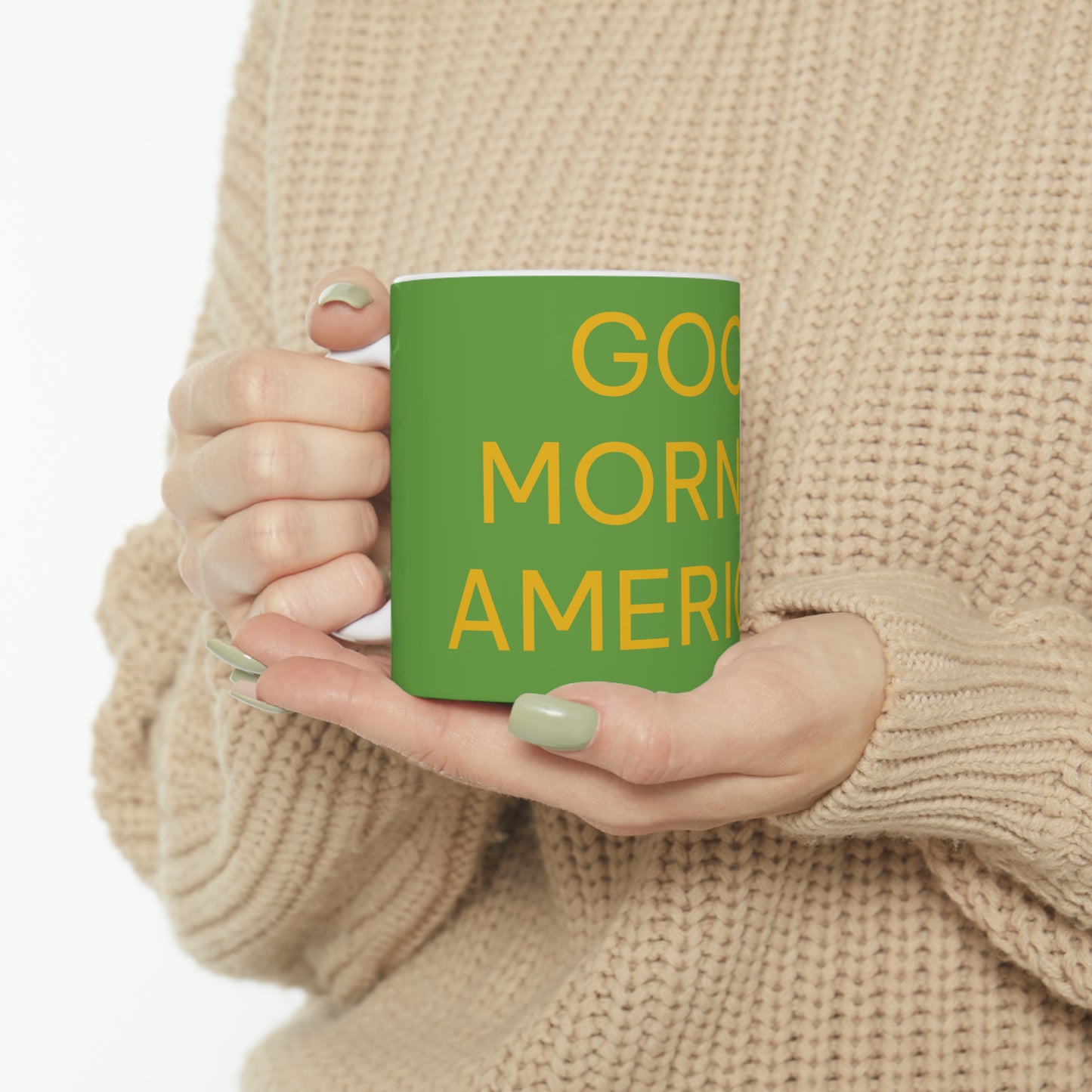 Tasse à café et à thé avec signature Good Morning America