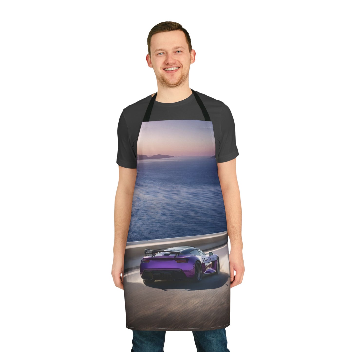 Car 100% Polyester Stain-resistant 31.5 x 25.6 | Art Print Canvas Apron 3