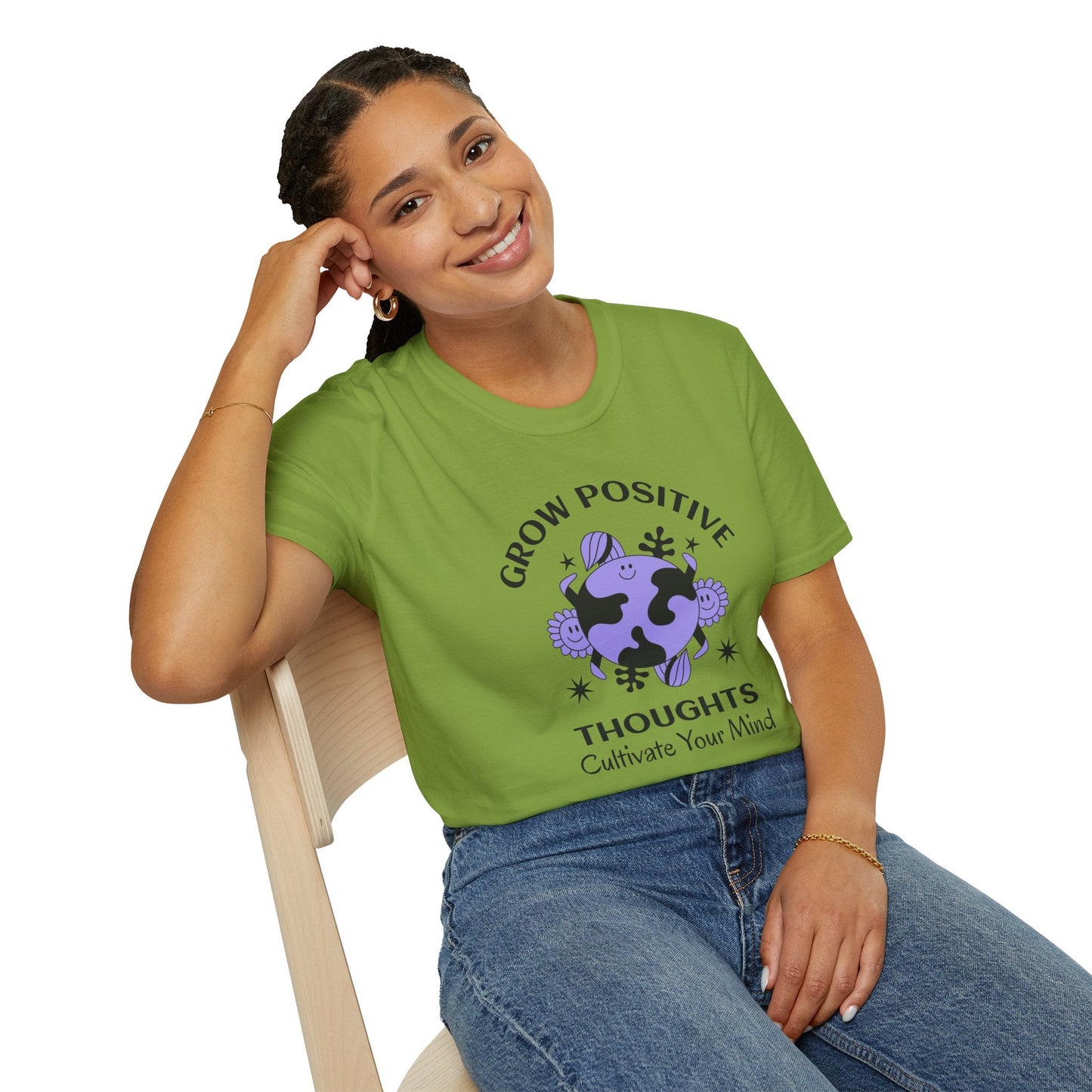 Gildan Softstyle 64000 Unisex Short Sleeve T Shirt Positive Slogan Tee With Positive Quotes And Words