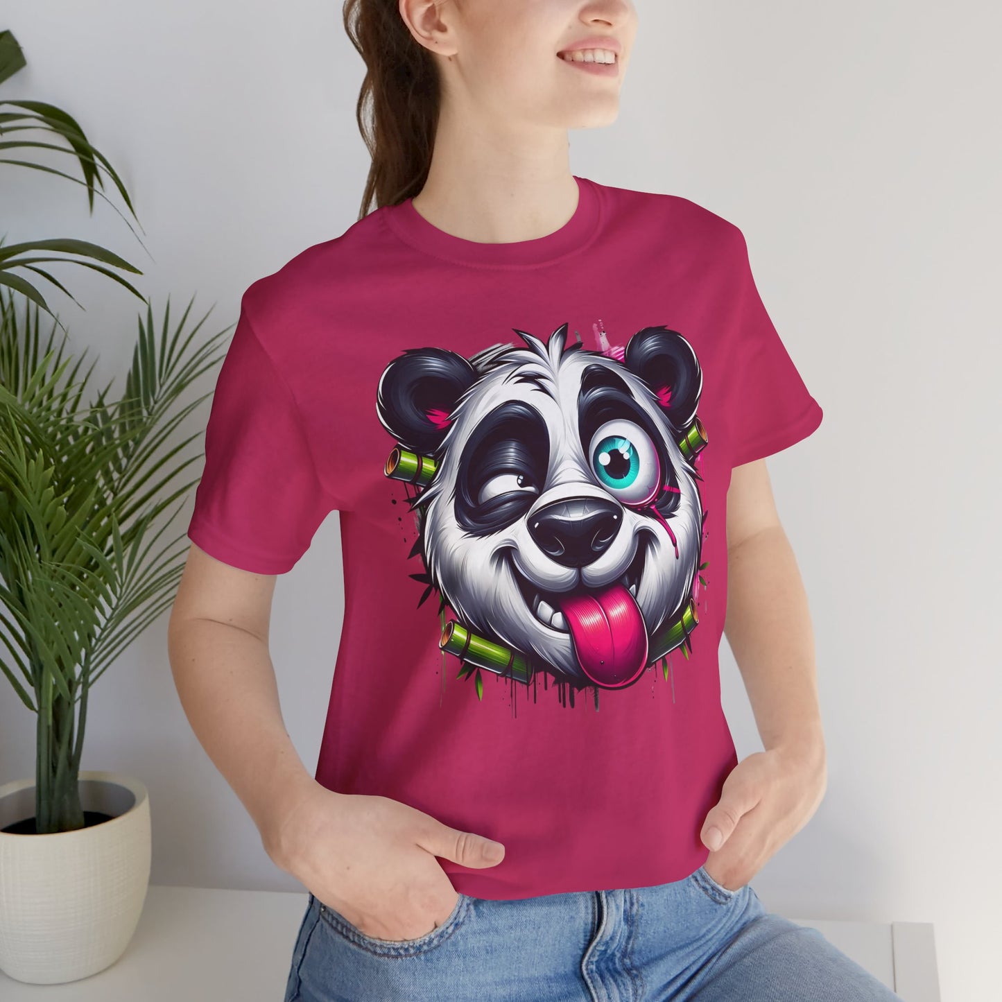 DiDi Panda Shirt, Funny Animal T-Shirt, Cartoon Top, Funny Panda Tee Shirt, Animal Tees, Art Design T-Shirt, Graphic Tee