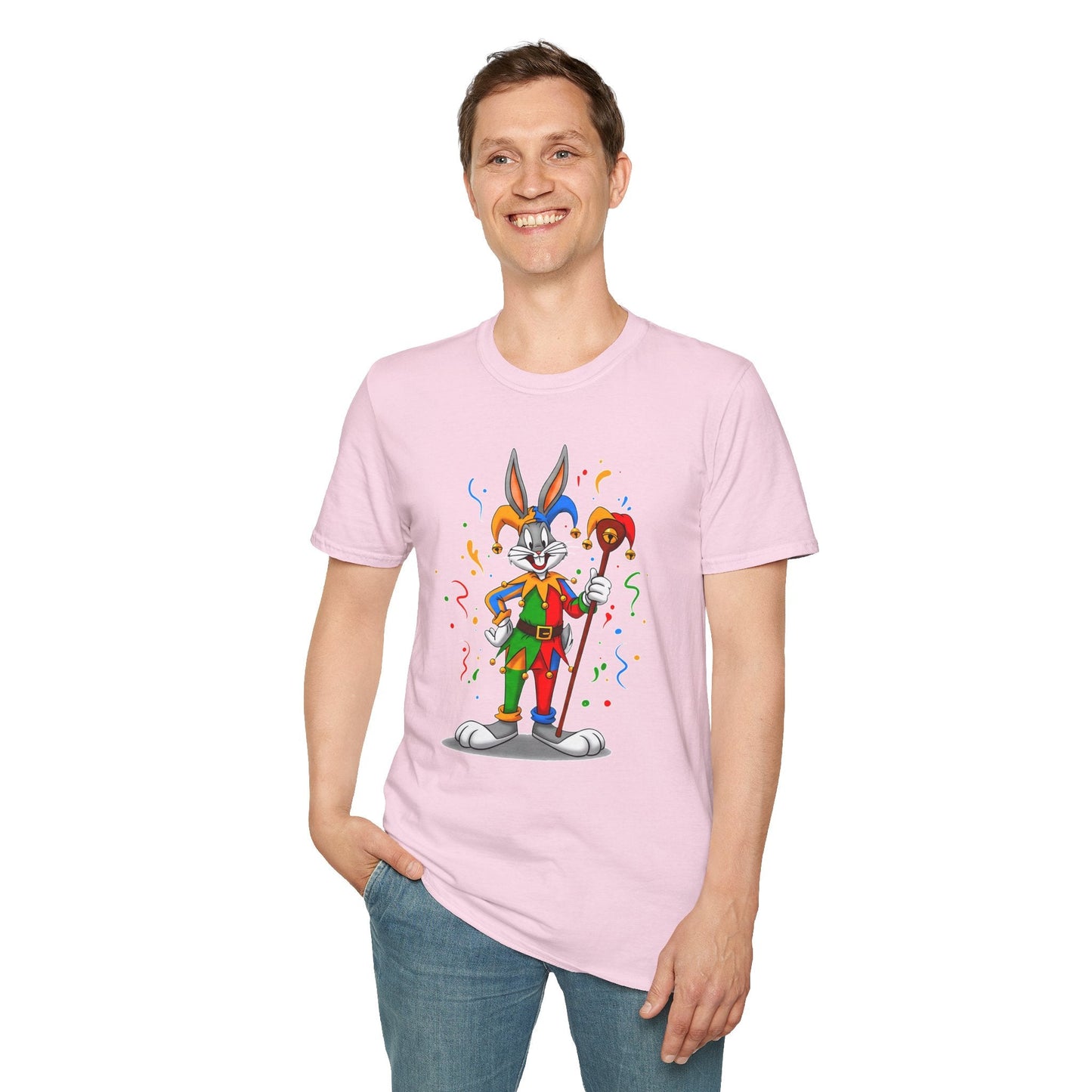 Bugs Bunny Shirt Unisex Short Sleeve T Shirt Cartoon On T Shirt Animation Tee Gildan Softstyle 64000