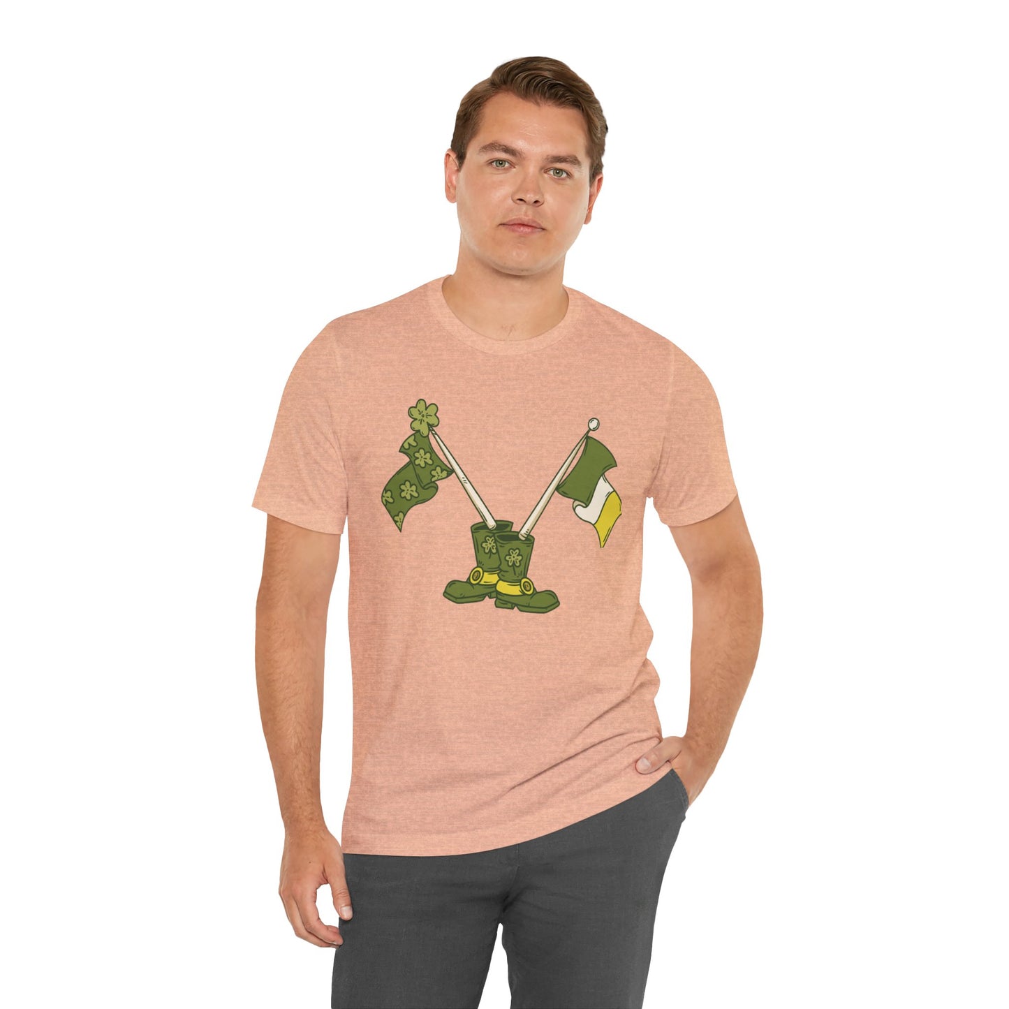 Unisex Cotton Tee Shirt with Lucky Prints