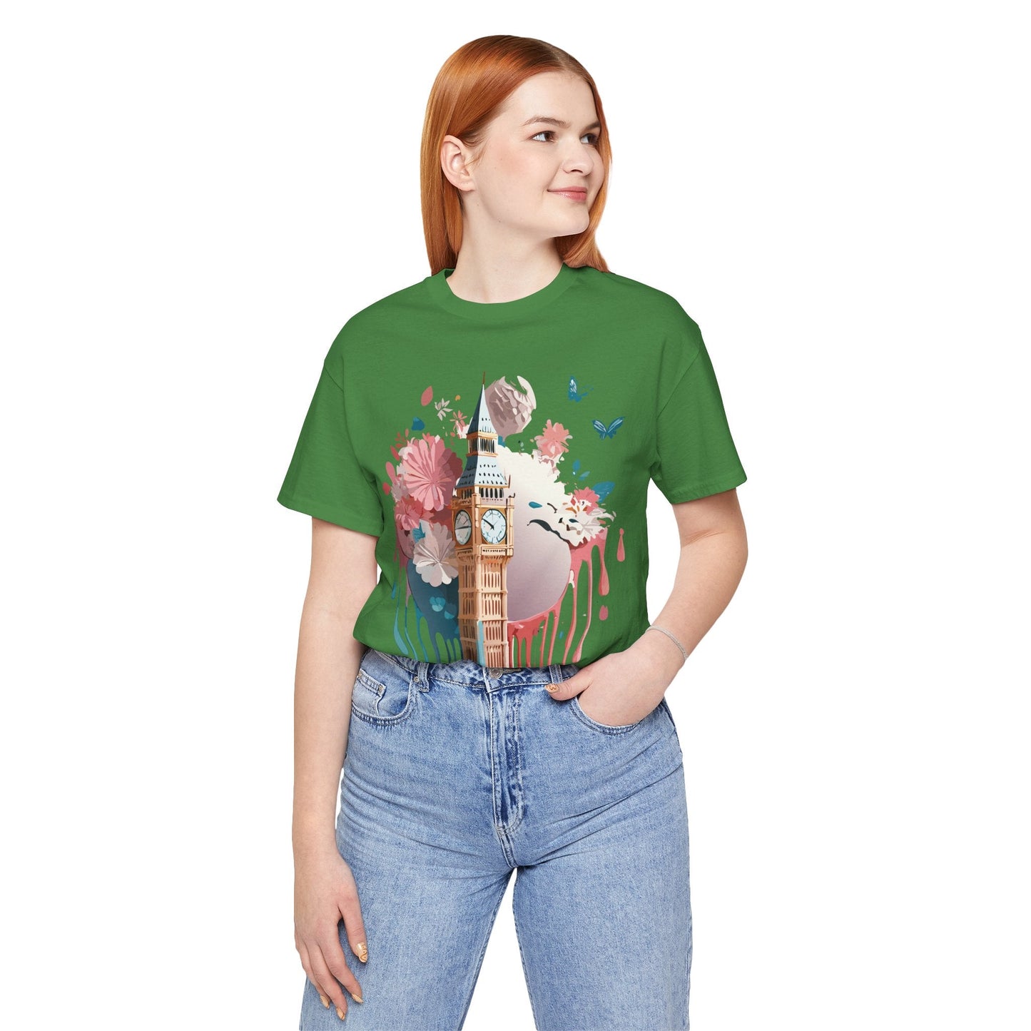 Adelpha London Graphic T Shirt Unisex Short Sleeve Tee For Everyday Style And Travel
