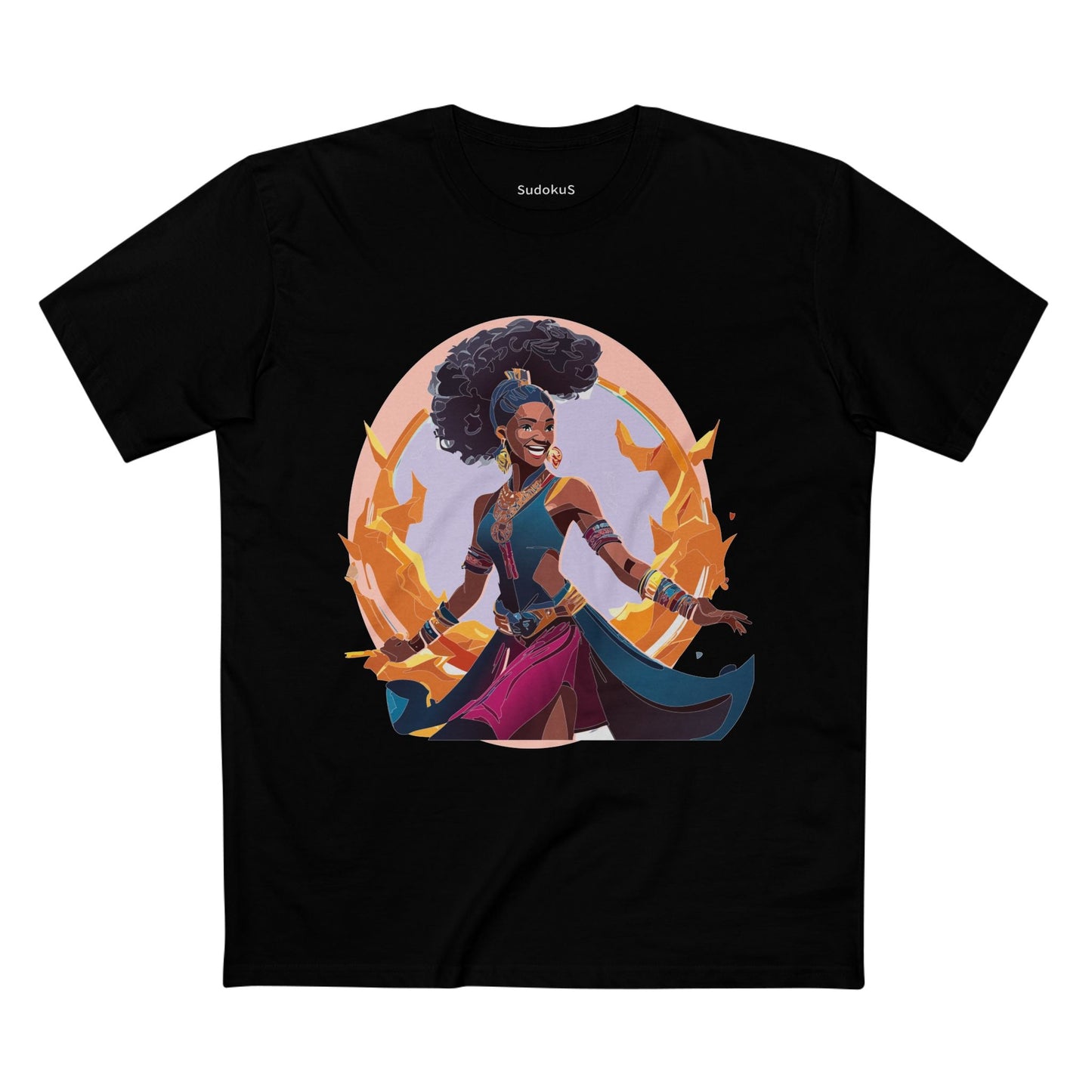 Dancer Graphic Unisex 100 Cotton Staple Tee 21