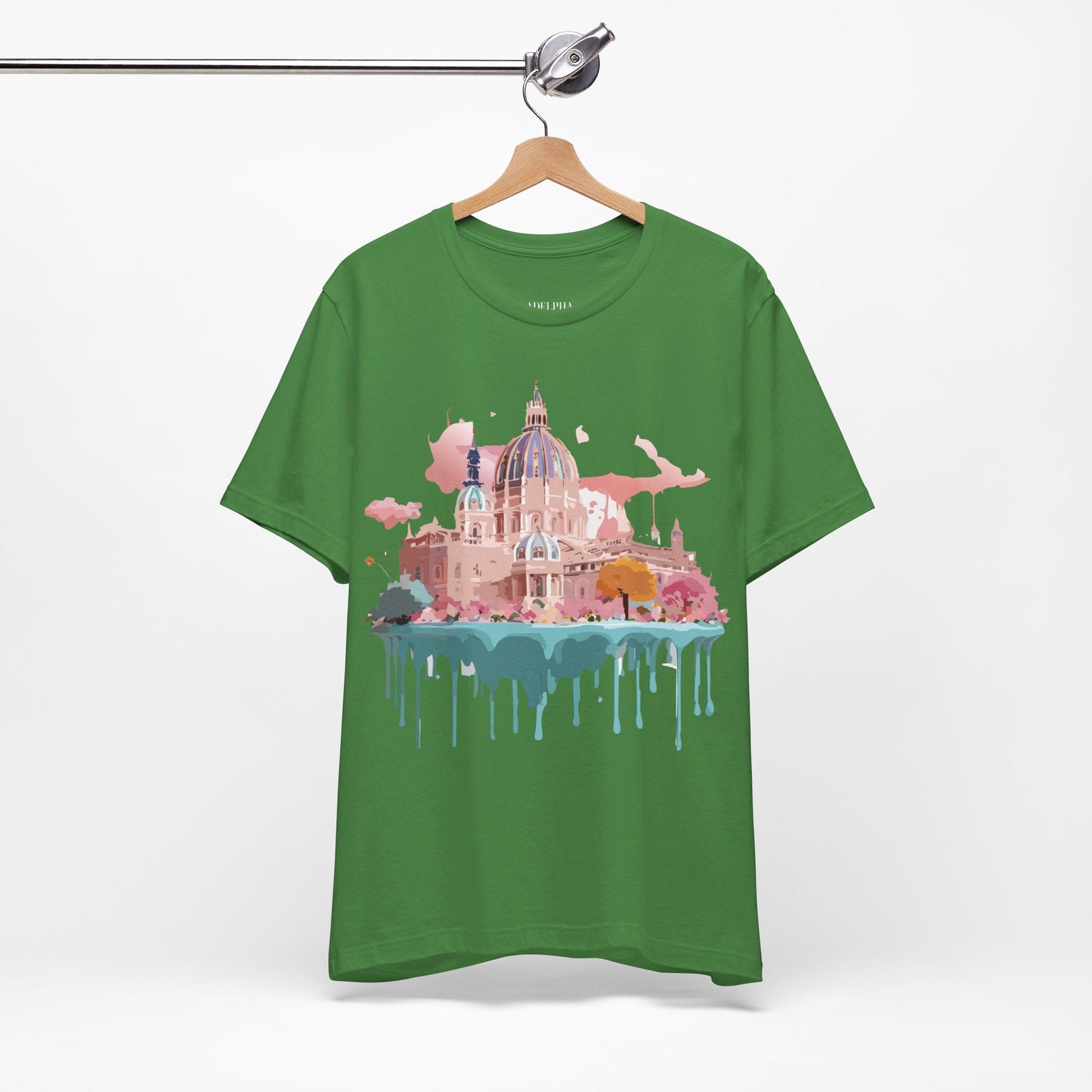 Vienna Tourist Graphic Tee Unisex Jersey Short Sleeve Vintage Inspired Artwork by Adelpha