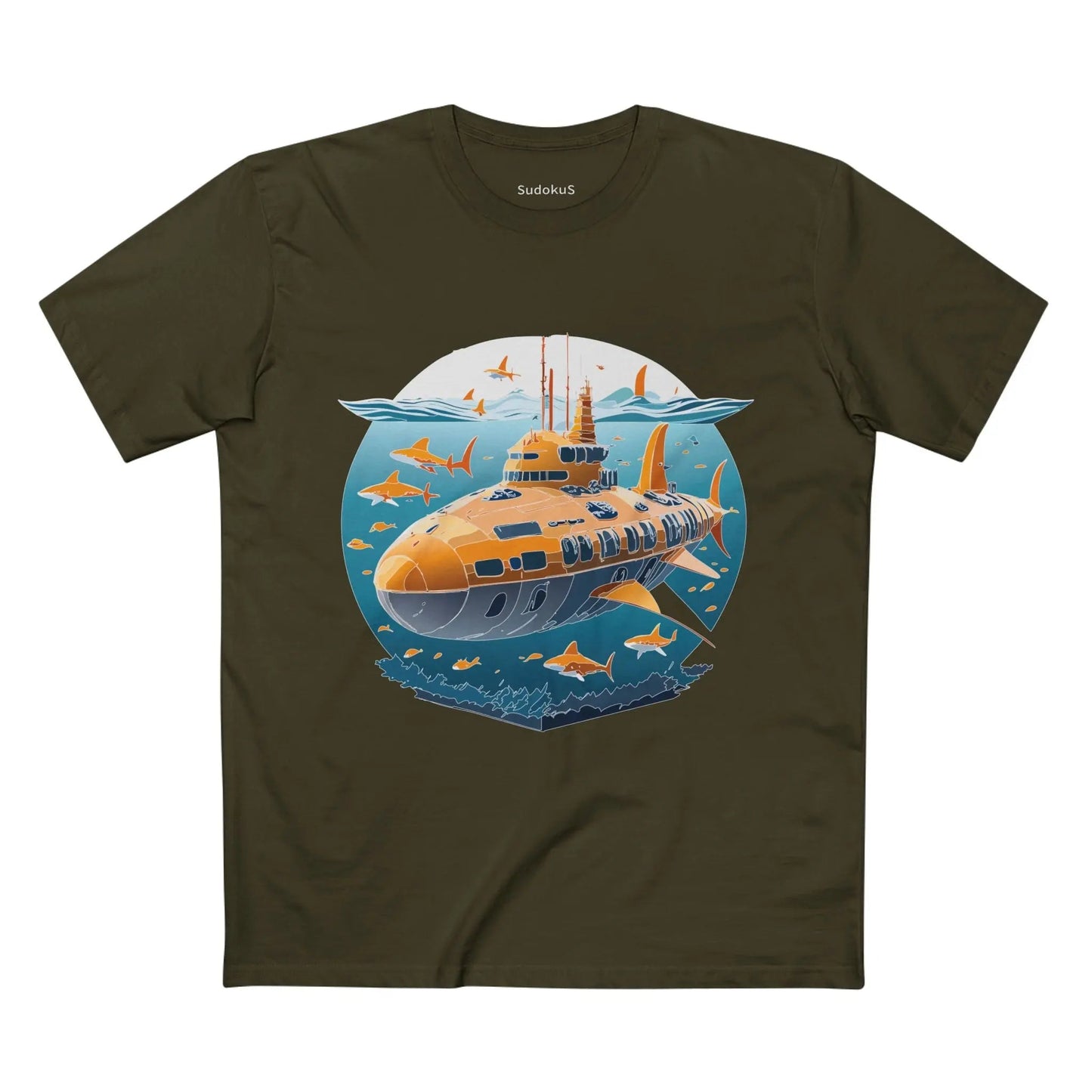 Ocean Coast Graphic Unisex 100 Cotton Staple Tee 19