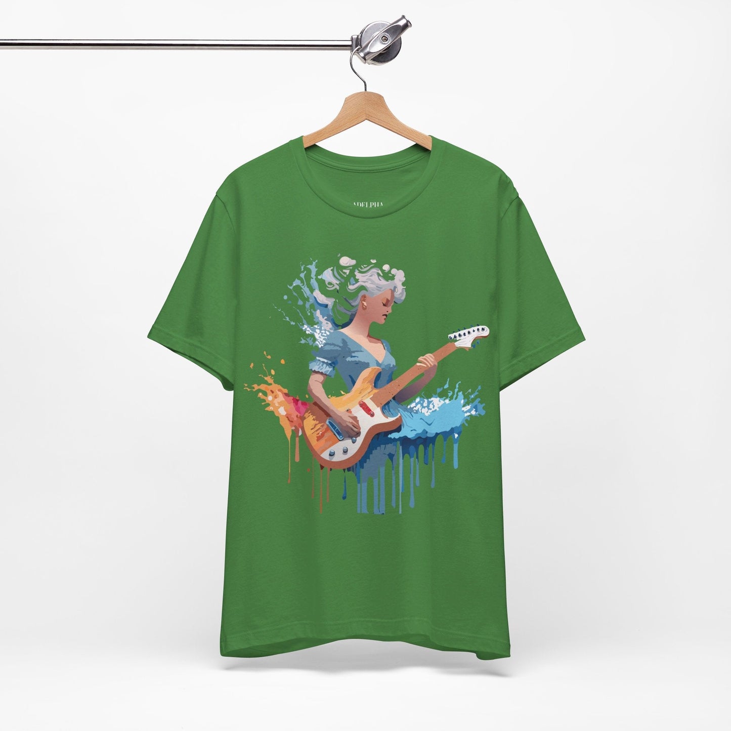 Music Graphic Unisex 100 Cotton Vintage Art with Musical Elements Tee 47