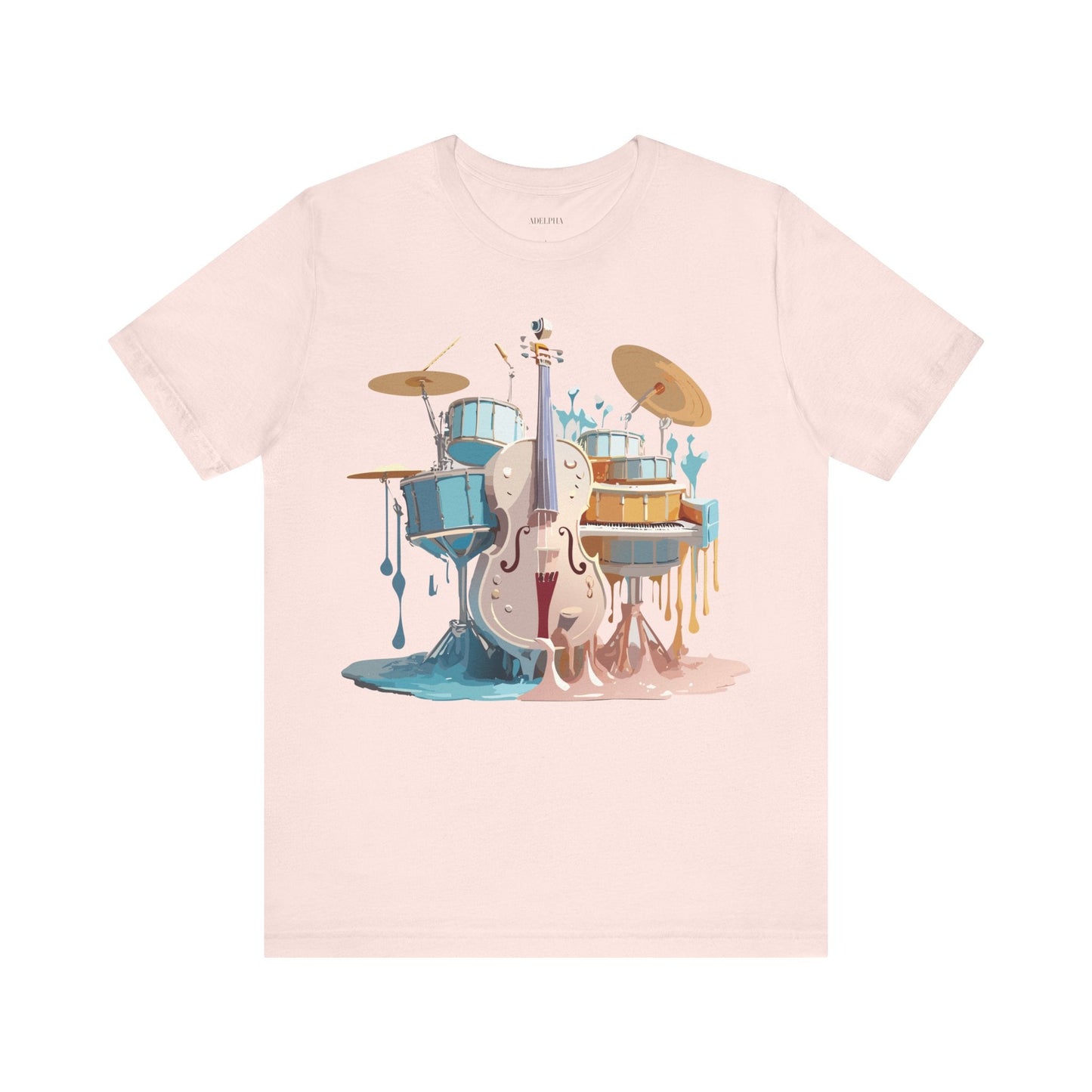 Adelpha Music Graphic T Shirt Unisex Jersey Short Sleeve Vintage Inspired Artwork Tee