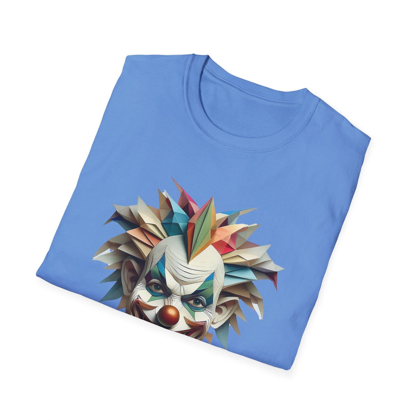 Clown Shirt Unisex Funny Circus Tee Gildan Softstyle 64000 Short Sleeve Cotton Tee