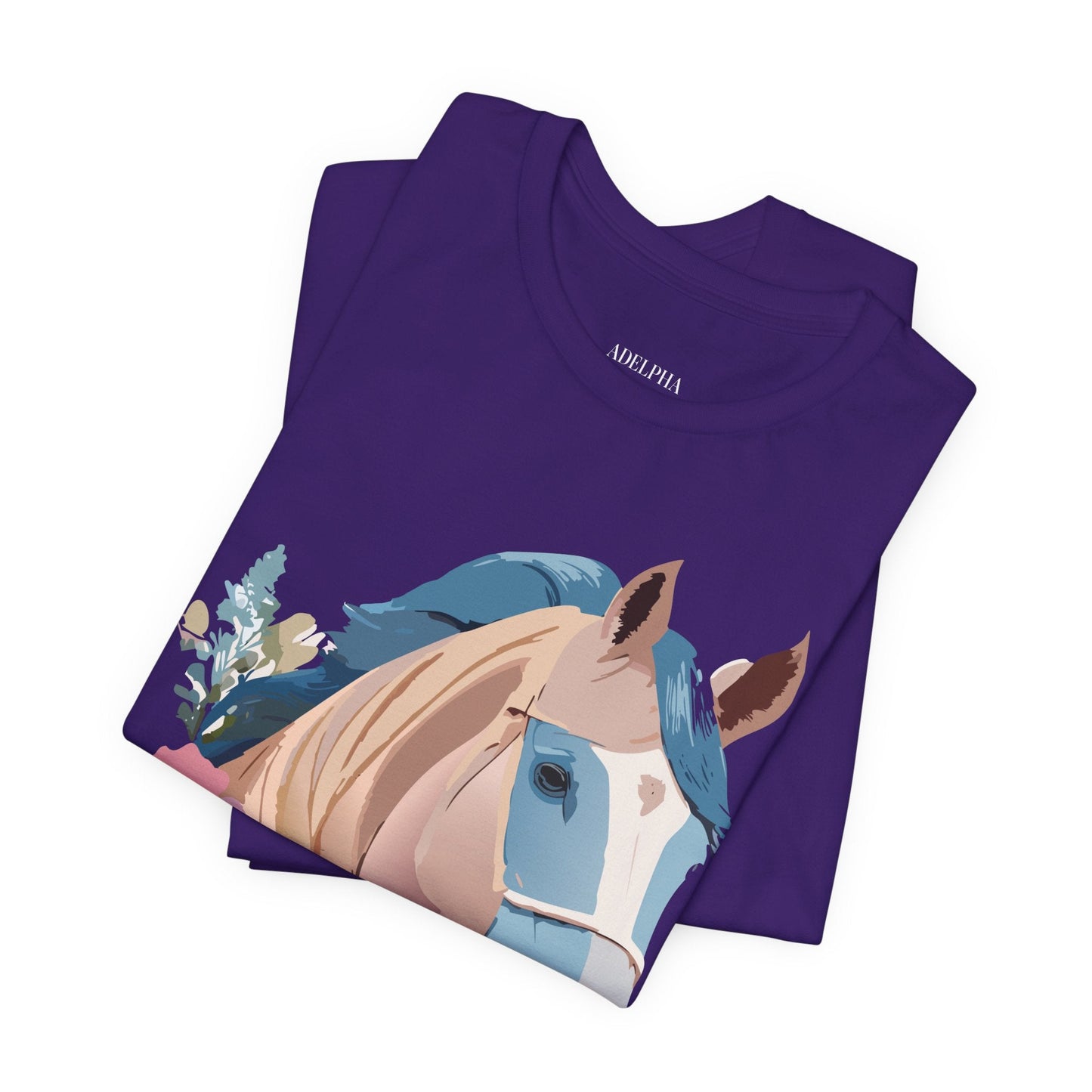 Horse Graphic Unisex 100 Cotton Vintage Animal Art T-Shirt 12