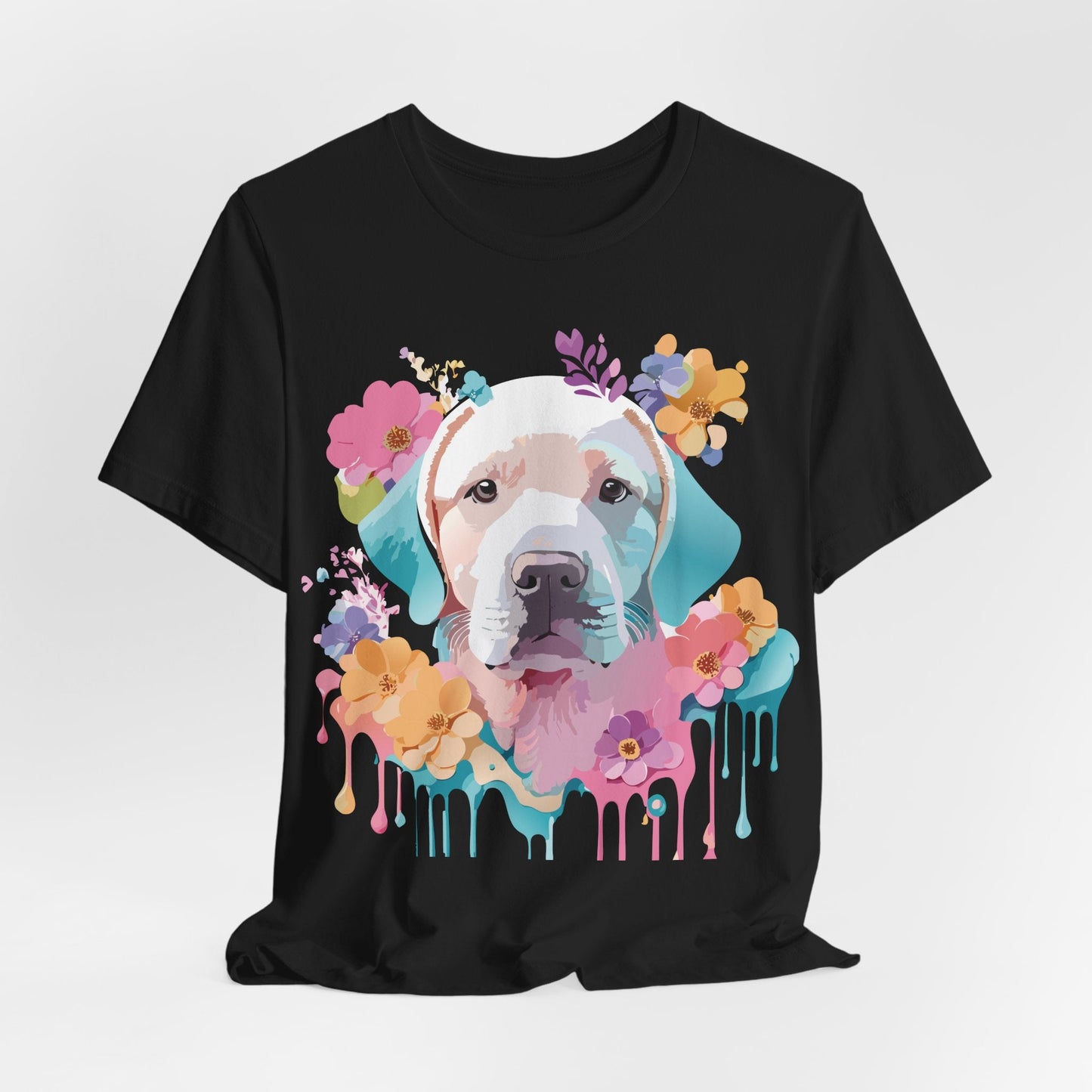 Dog Graphic Tee Unisex Vintage Inspired Art Design Adelpha Short Sleeve Jersey Shirt