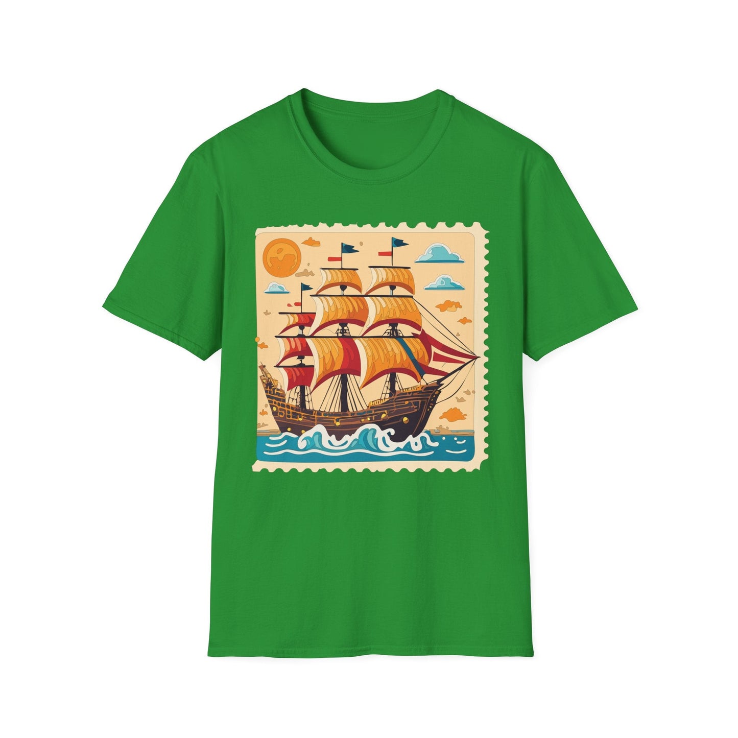 Ship T Shirts Frigate T Shirts Vessel Tee Shirt Unisex Gildan Softstyle 64000 Comfort Fit