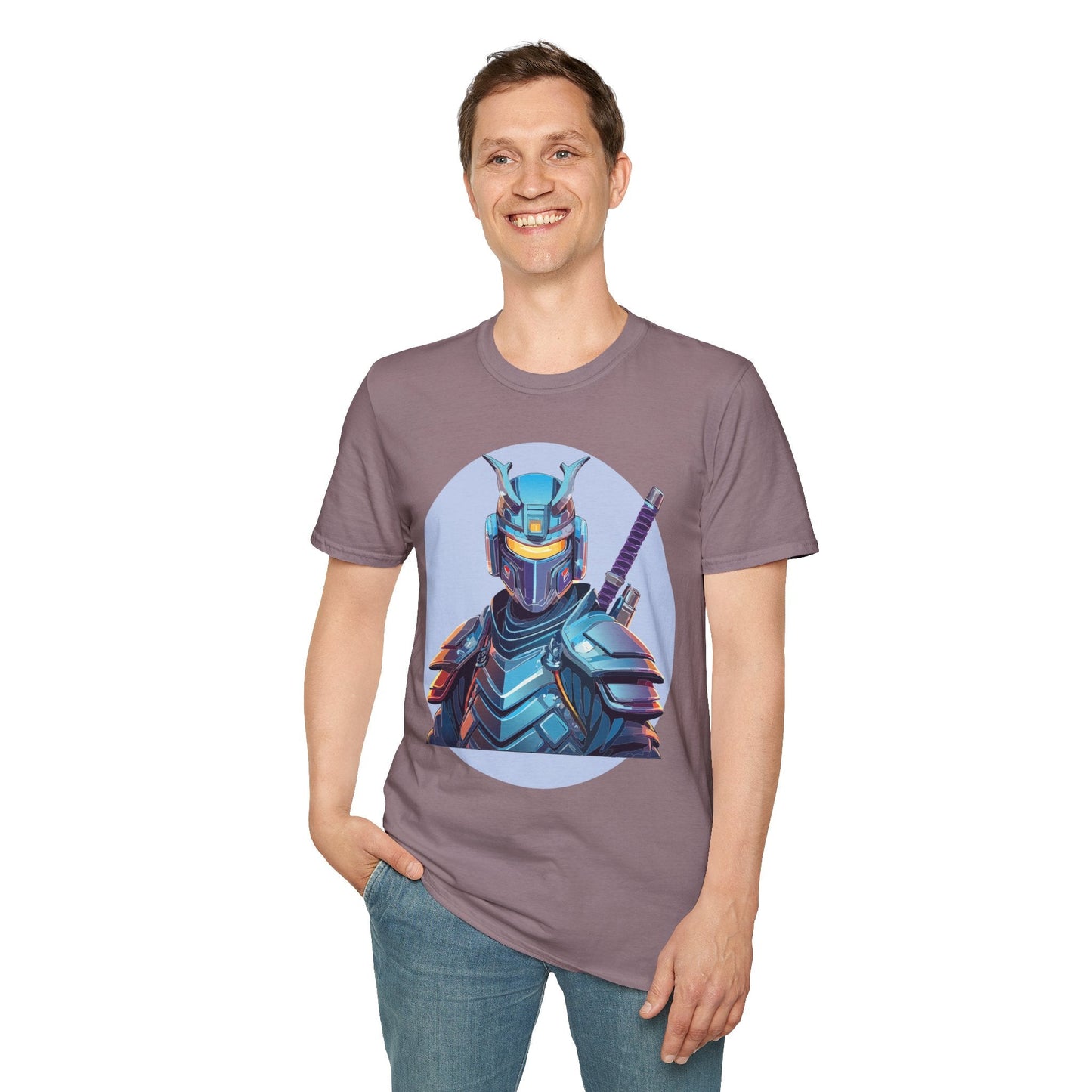 Samurai Shirt Unisex Softstyle Tee 64000 Gildan 100 Percent Ring Spun Cotton Comfort Fit