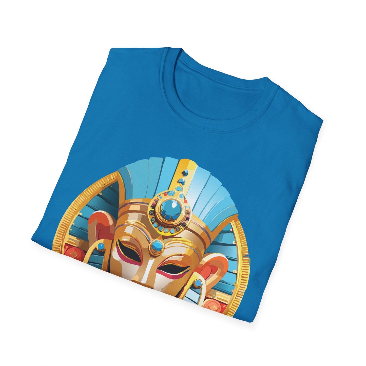 Mask Graphic Unisex Cotton Masquerade Design Artwork Tee 17