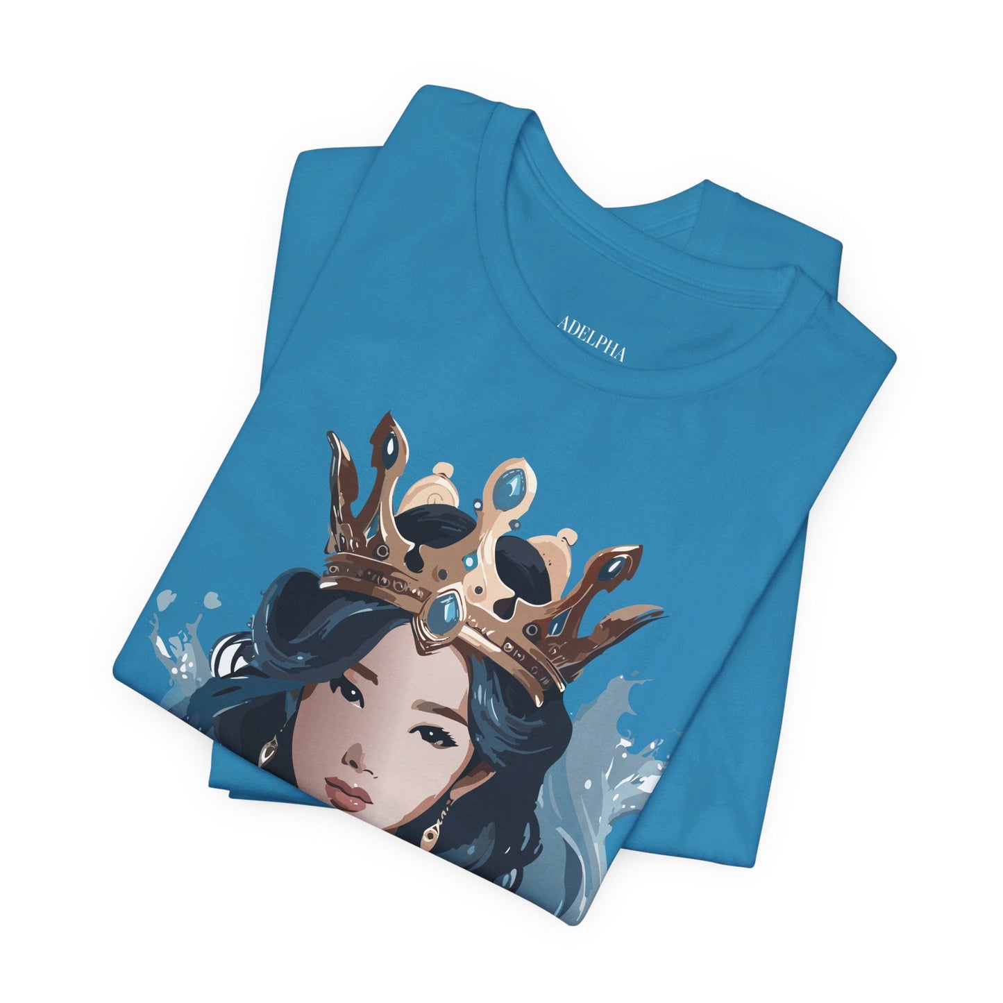Queen Graphic Tee Unisex Vintage Inspired Art Design Shirt By Adelpha Jersey Short Sleeve