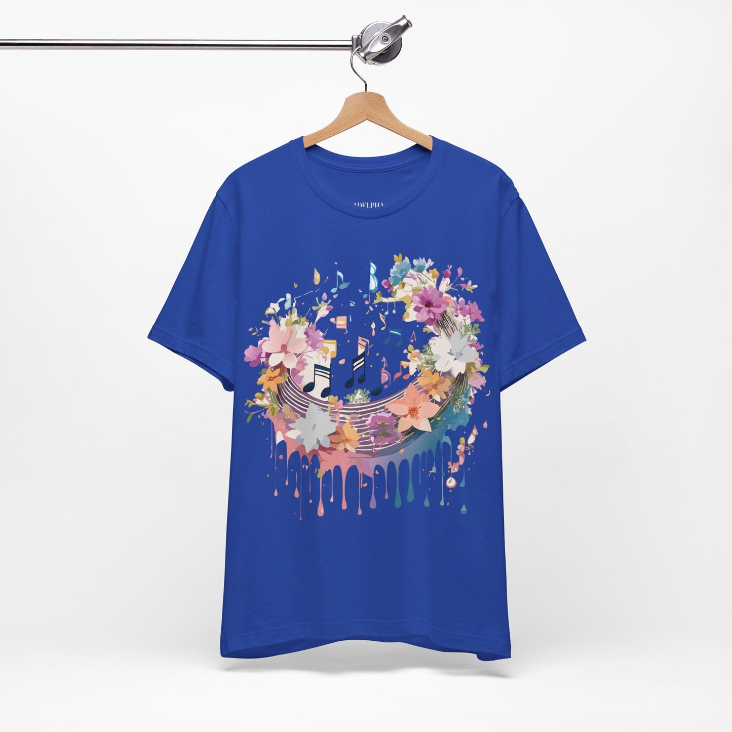 Adelpha Music T Shirt Unisex Graphic Tee With Vintage Inspired Artwork Short Sleeve